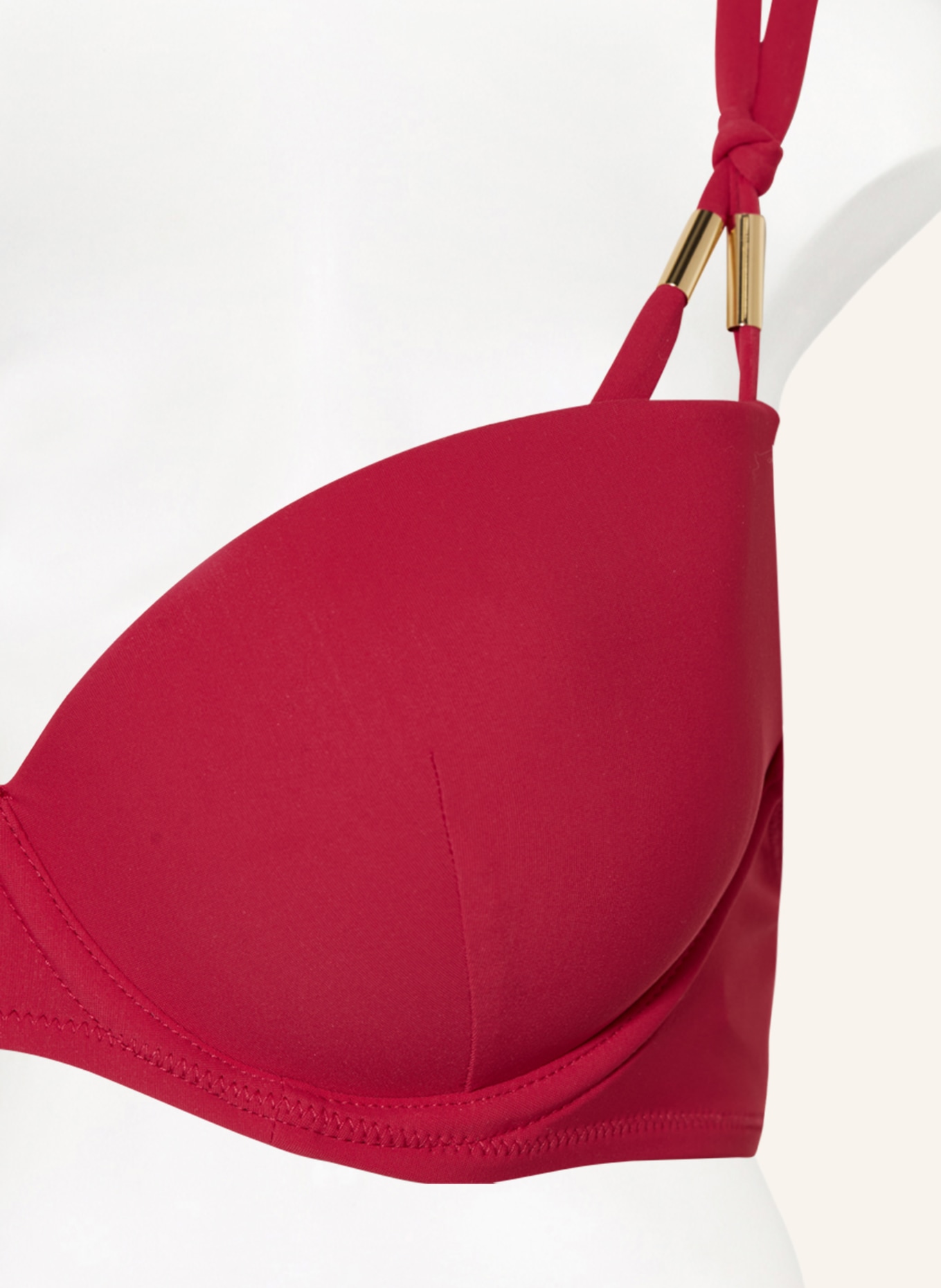 Aubade Push-up bikini top BEACH ESCAPE, Color: DARK RED (Image 4)