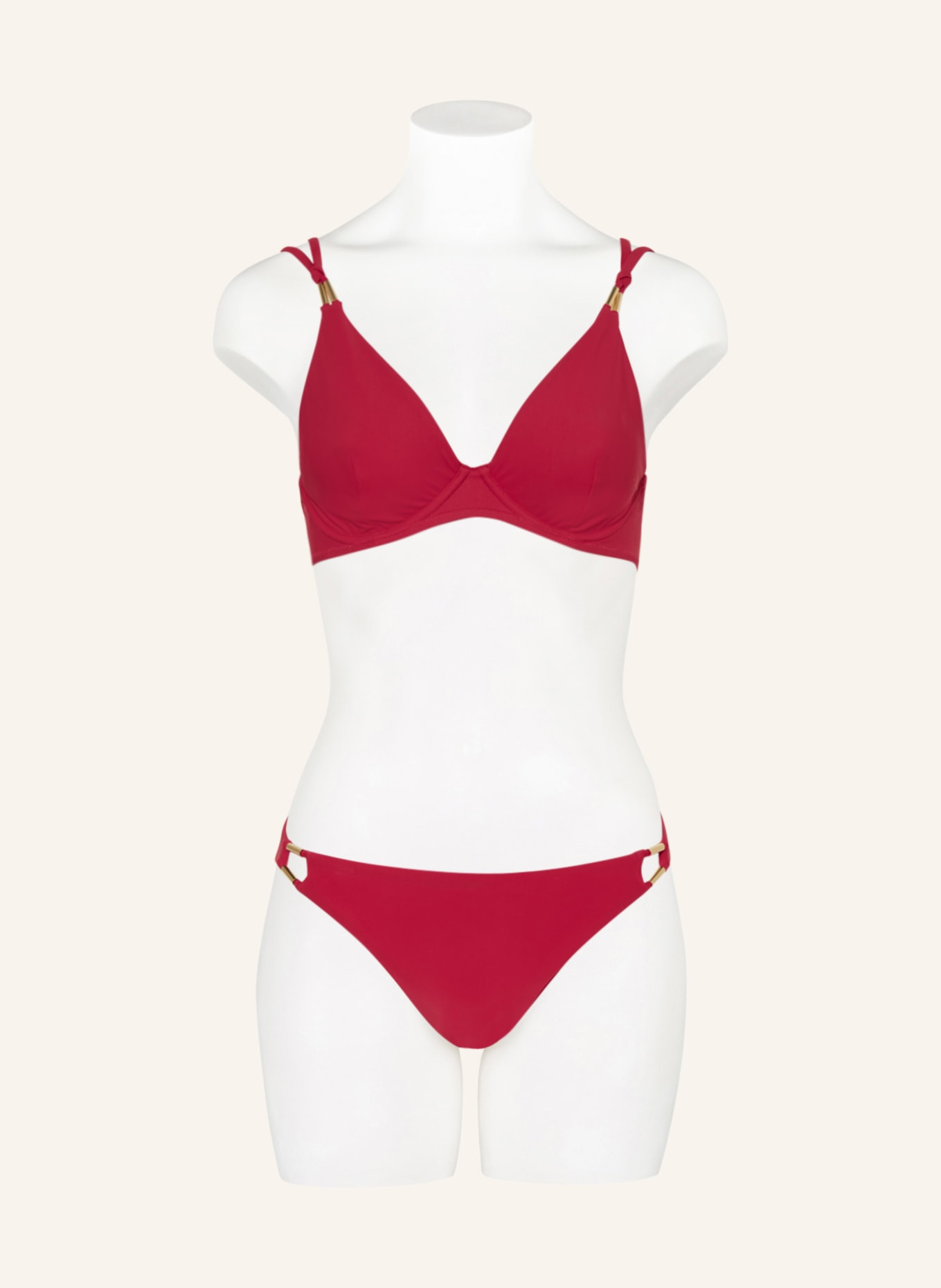 Aubade Basic-Bikini-Hose BEACH ESCAPE, Farbe: DUNKELROT (Bild 2)