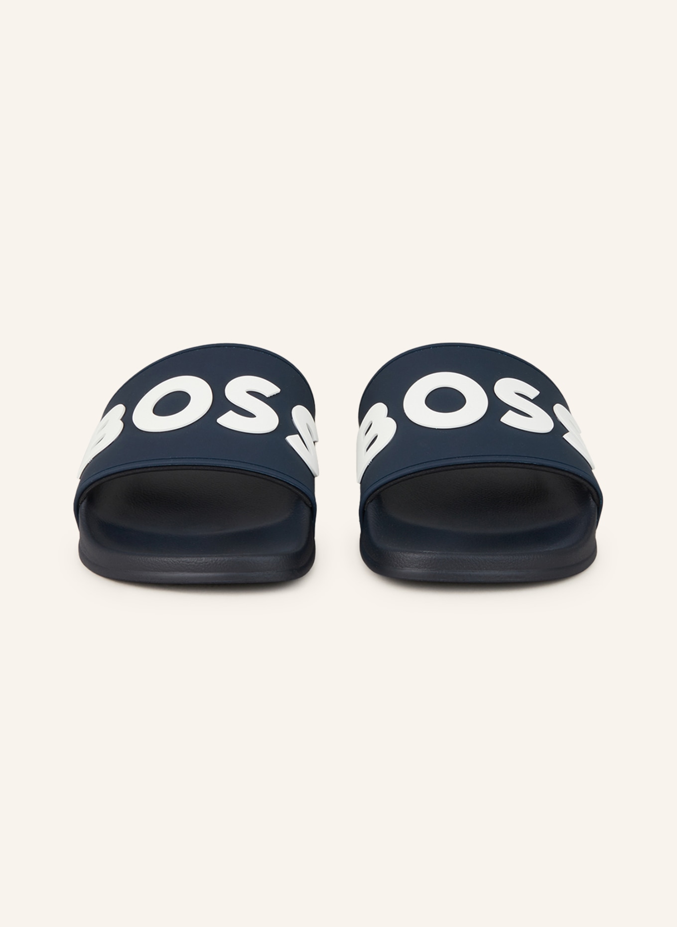 BOSS Slippers KIRK: DONKERBLAUW