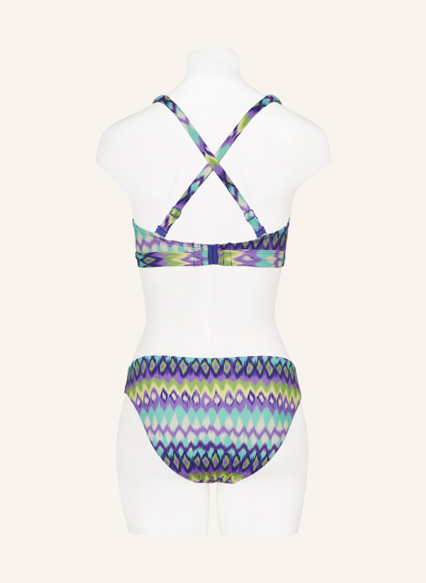 PrimaDonna Basic-Bikini-Hose HOLIDAY, Farbe: LILA/ HELLGRÜN (Bild 2)