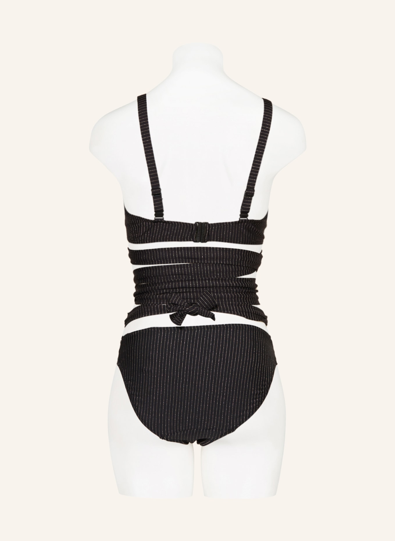 PrimaDonna Basic bikini bottoms SOLTA with glitter thread, Color: BLACK (Image 3)