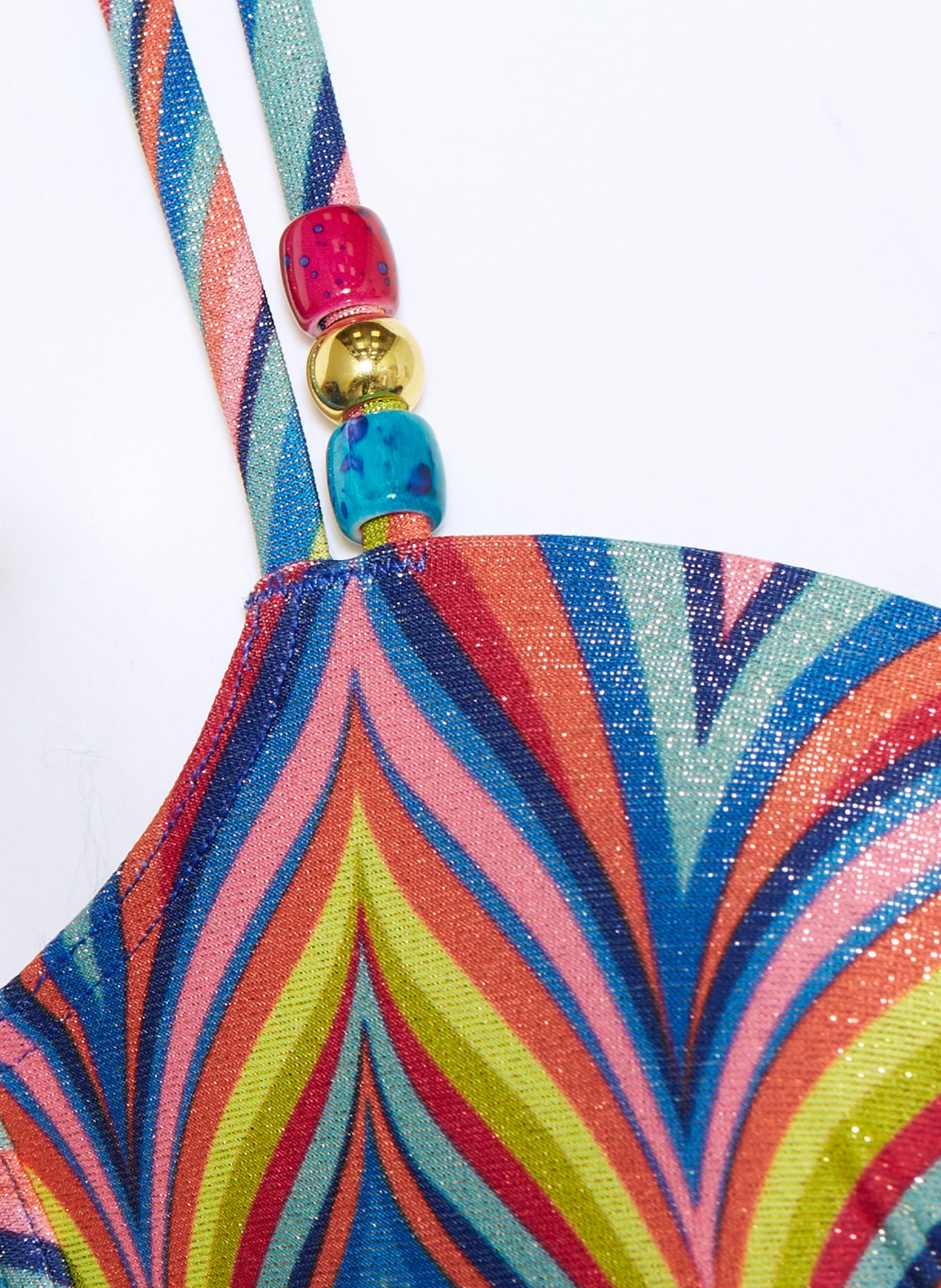 PrimaDonna Balconette bikini top KEA with glitter thread, Color: YELLOW/ BLUE/ PINK (Image 5)