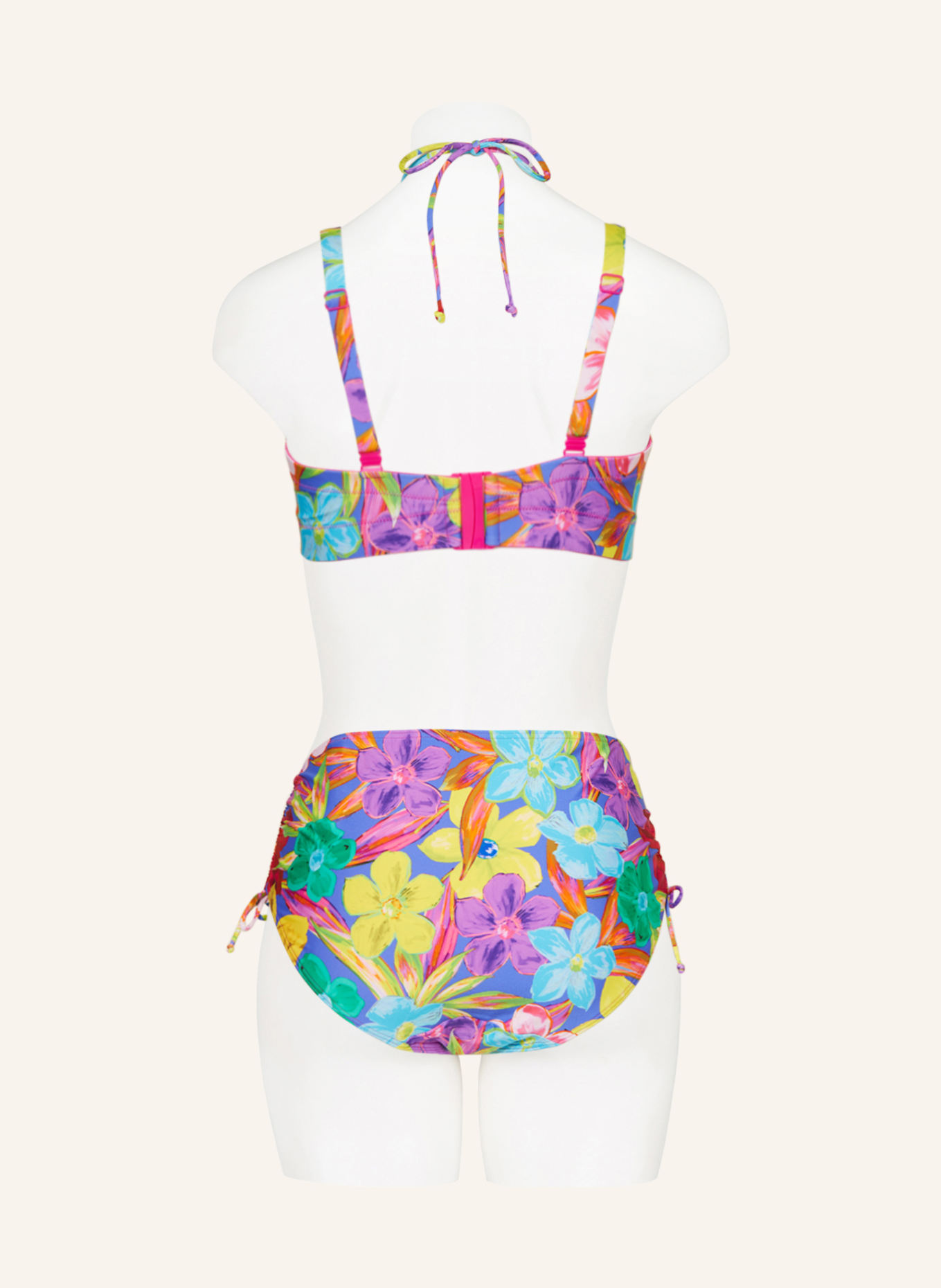 PrimaDonna Underwired bikini top SAZAN, Color: PURPLE/ YELLOW/ GREEN (Image 3)