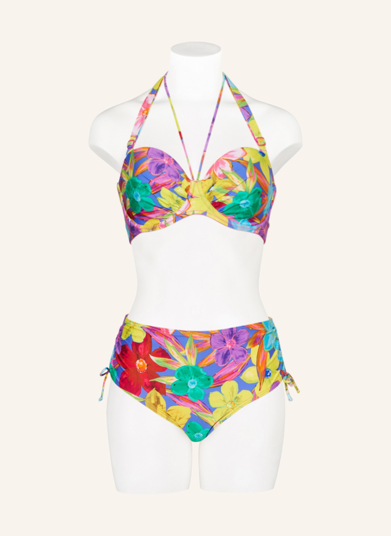 PrimaDonna Underwired bikini top SAZAN, Color: PURPLE/ YELLOW/ GREEN (Image 4)