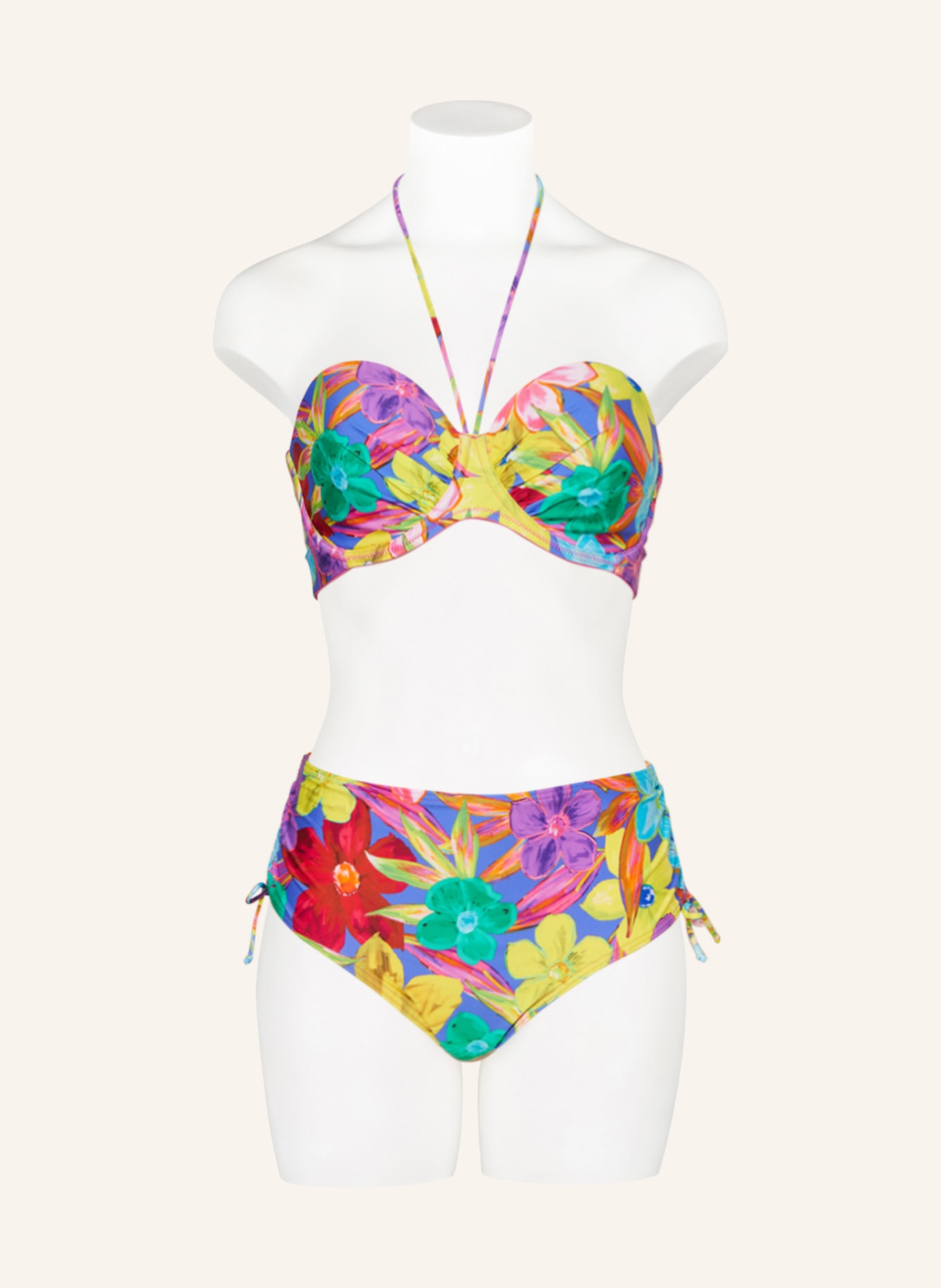 PrimaDonna Underwired bikini top SAZAN, Color: PURPLE/ YELLOW/ GREEN (Image 5)