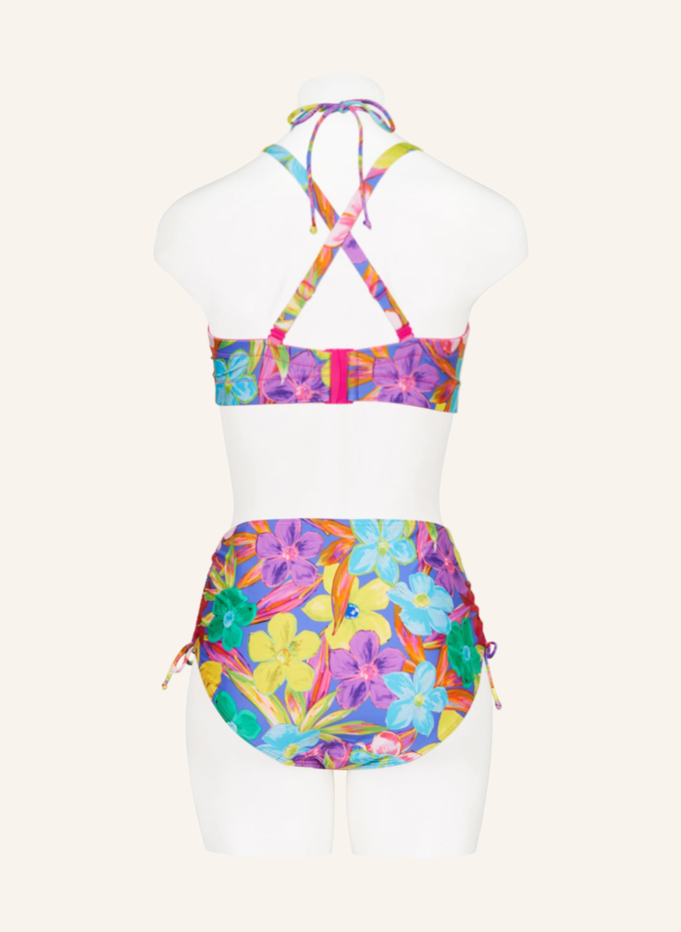 PrimaDonna Underwired bikini top SAZAN, Color: PURPLE/ YELLOW/ GREEN (Image 6)