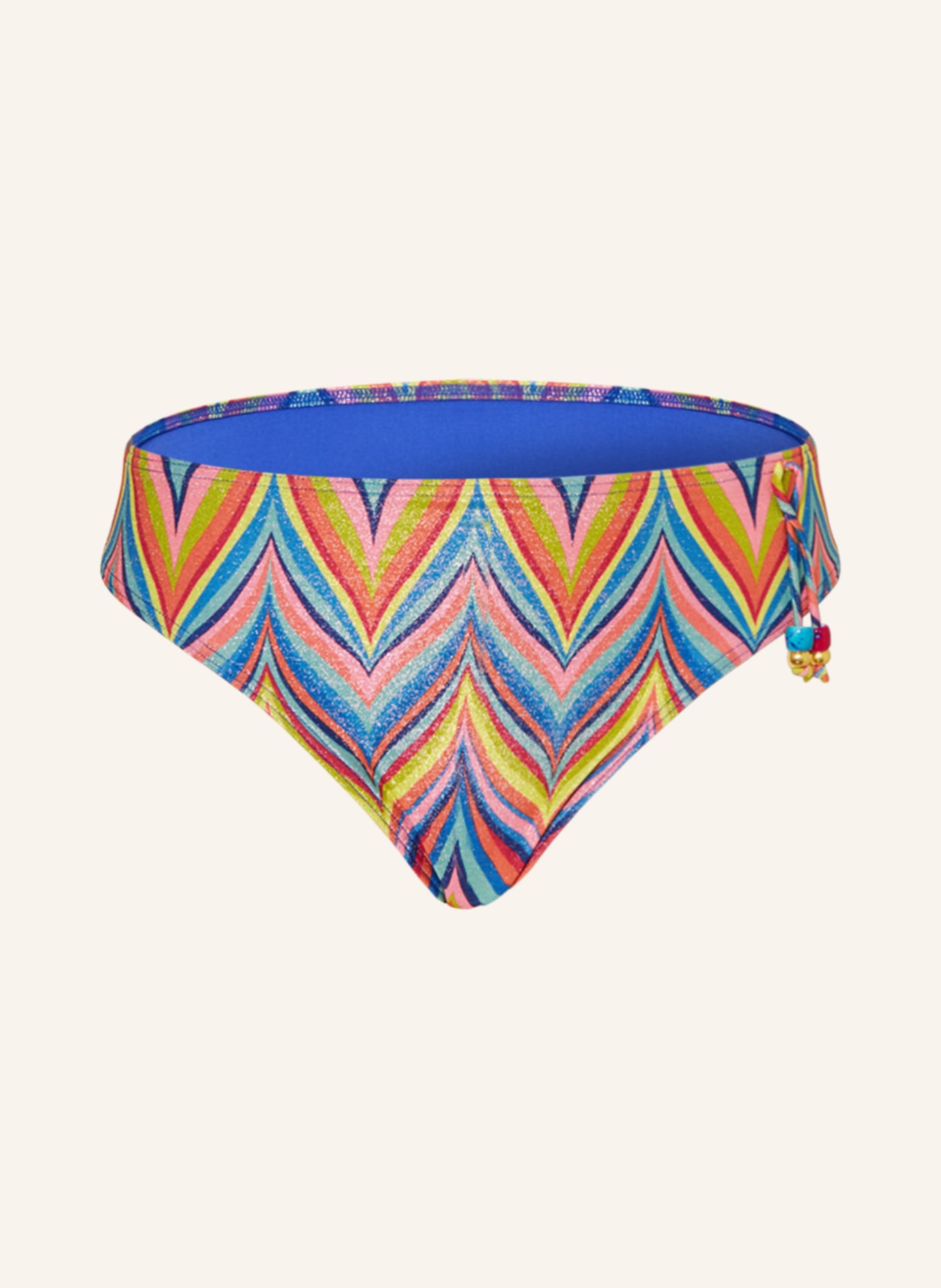 PrimaDonna Basic bikini bottoms KEA with glitter thread, Color: YELLOW/ BLUE/ PINK (Image 1)