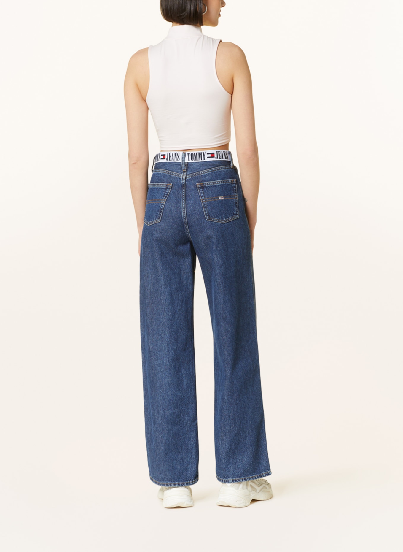 TOMMY JEANS Cropped-Top, Farbe: HELLROSA (Bild 3)