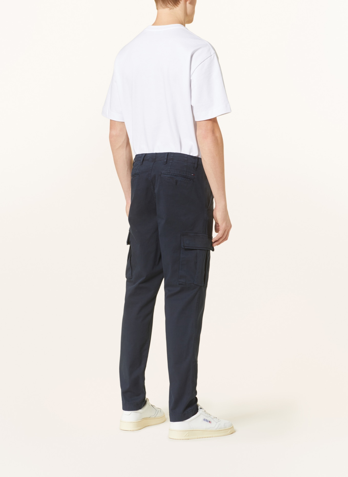 TOMMY HILFIGER Cargohose Relaxed Tapered Fit: DUNKELBLAU