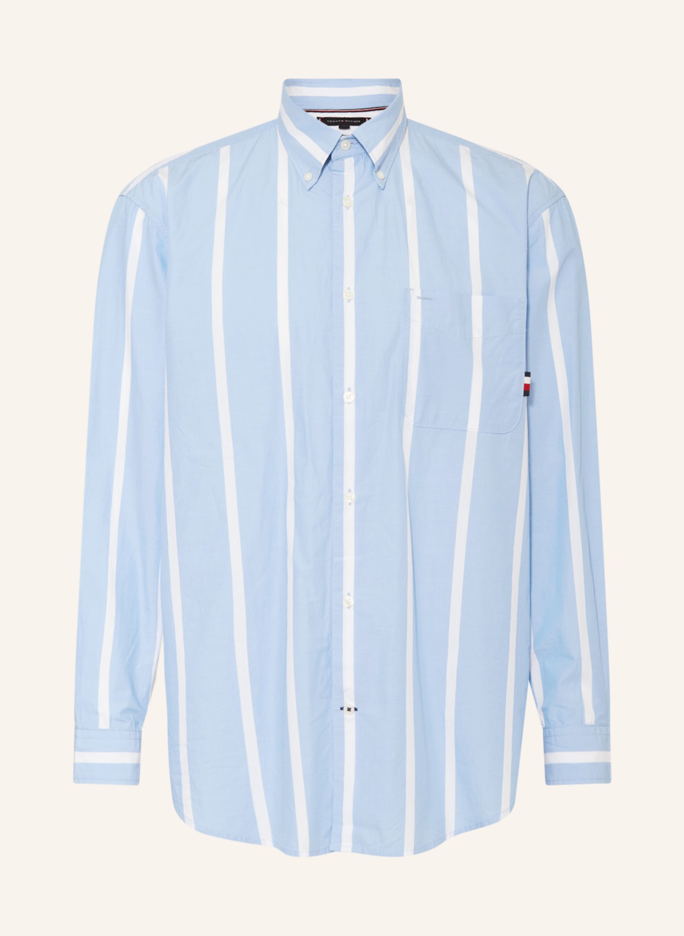 TOMMY HILFIGER Shirt archive fit, Color: LIGHT BLUE/ WHITE (Image 1)