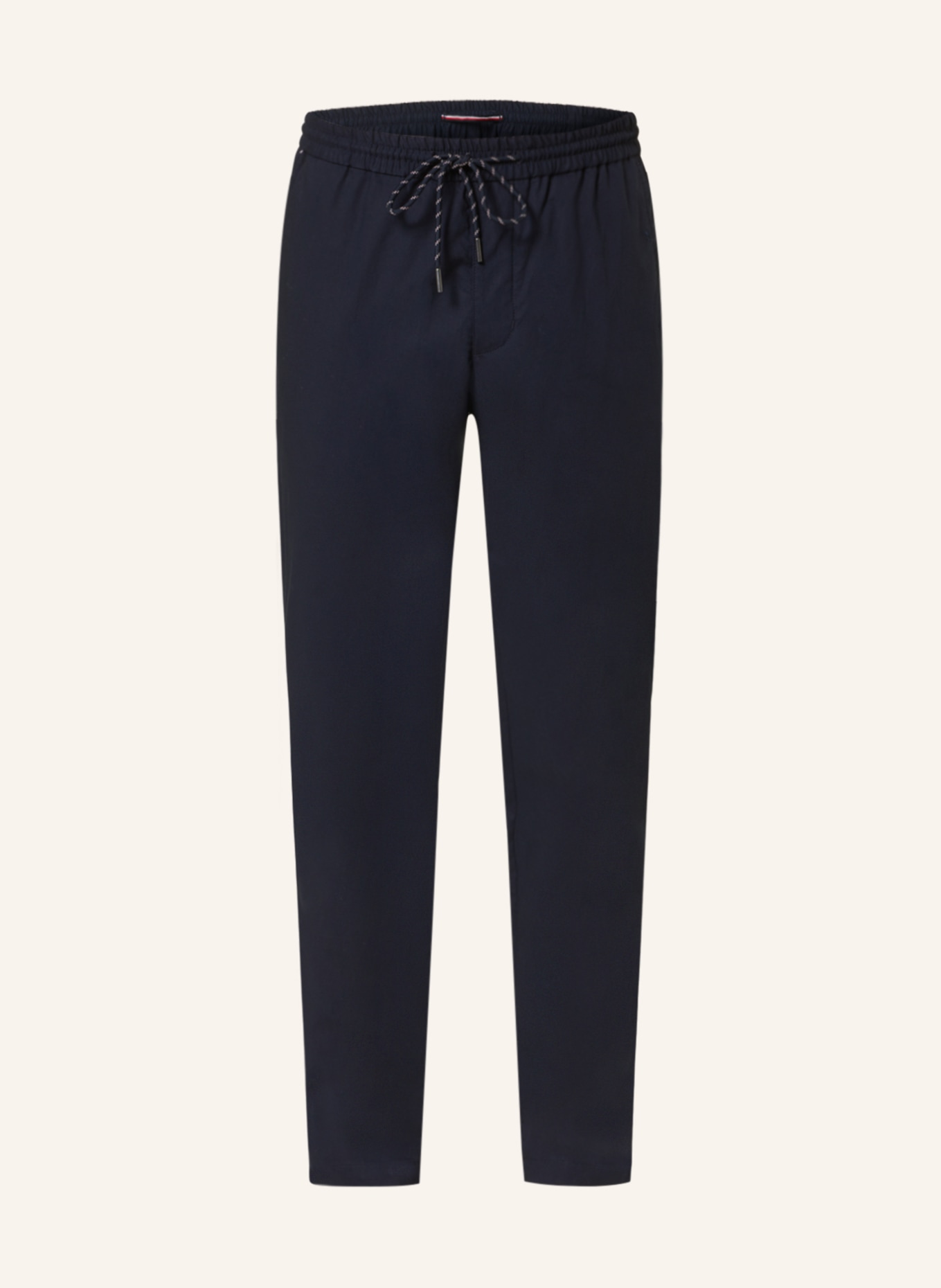 TOMMY HILFIGER Chinos in jogger style relaxed tapered fit, Color: DARK BLUE (Image 1)