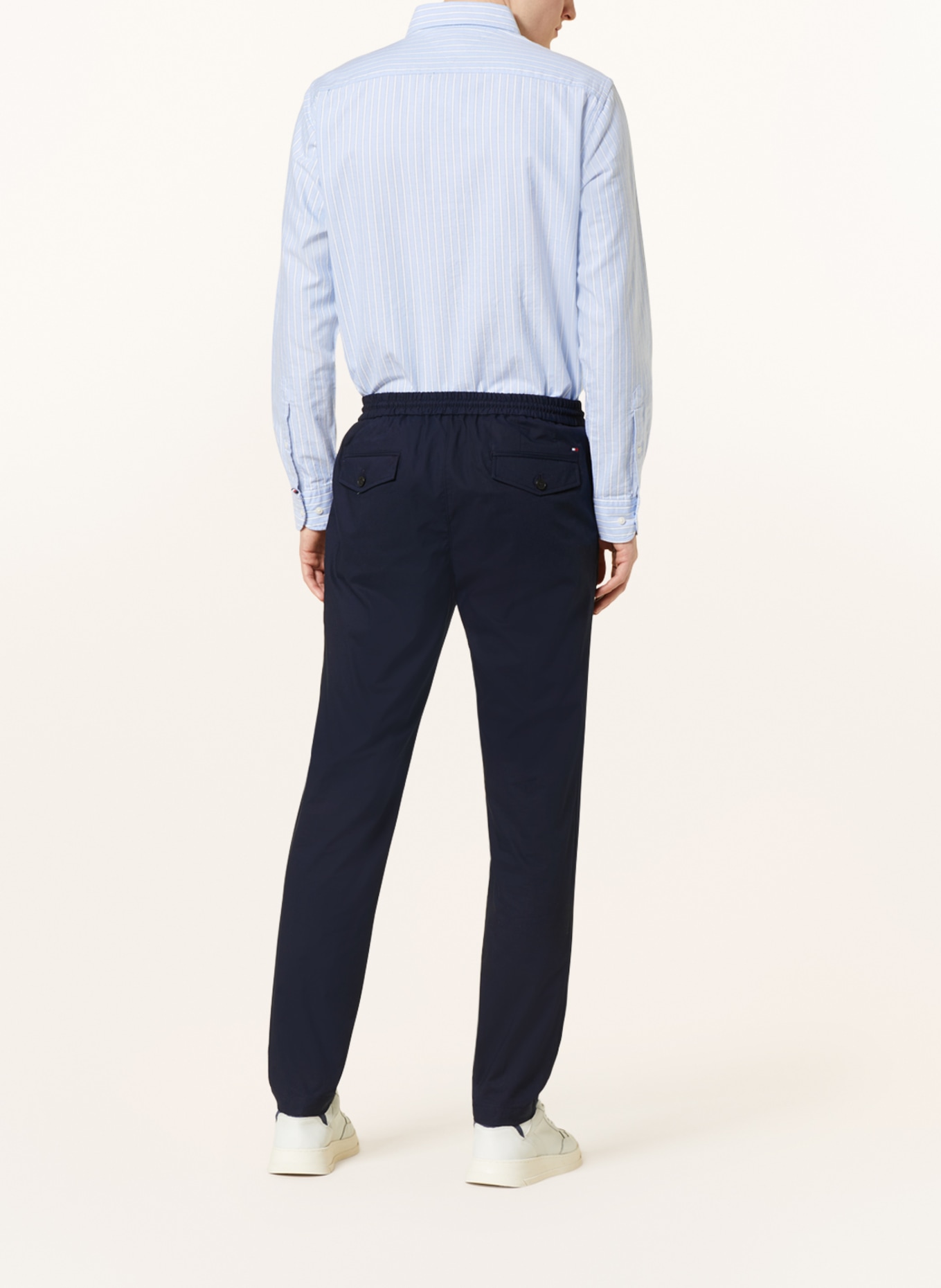 TOMMY HILFIGER Chinos in jogger style relaxed tapered fit, Color: DARK BLUE (Image 3)