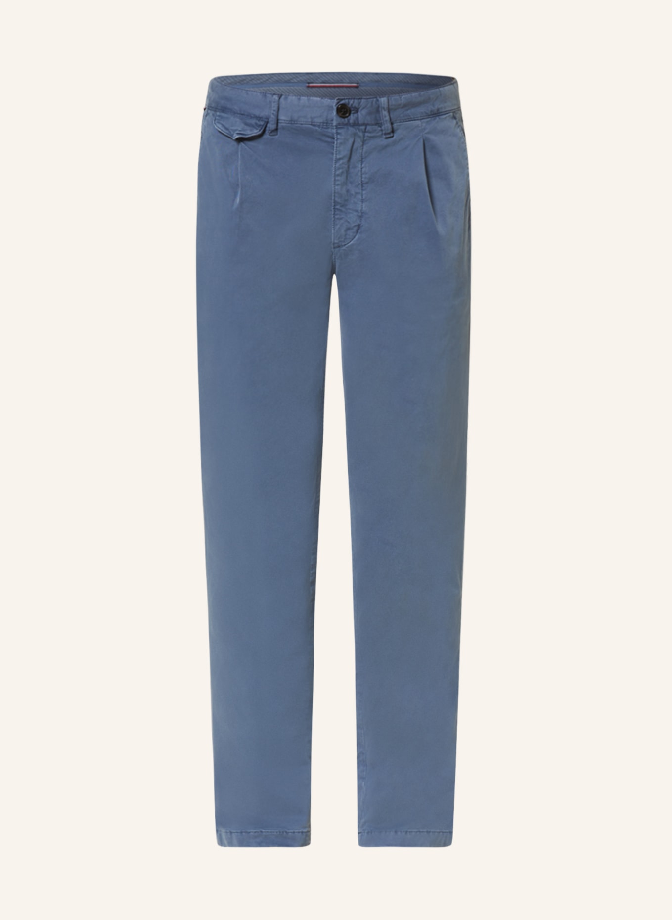 TOMMY HILFIGER Chinos regular tapered, Color: BLUE GRAY (Image 1)