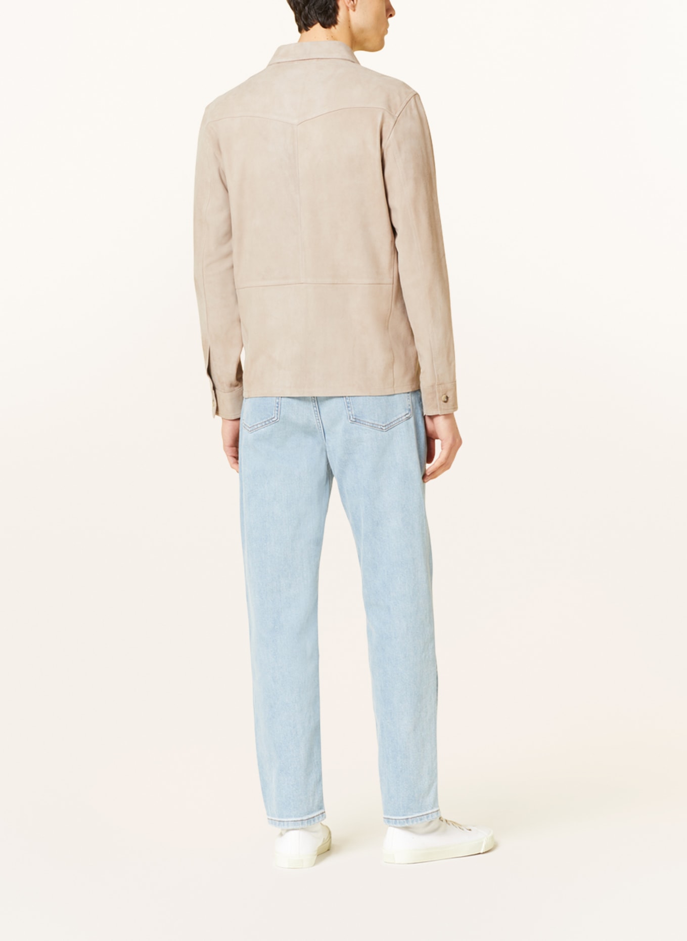 ARMA Kurtka skórzana DEX: BEŻOWY