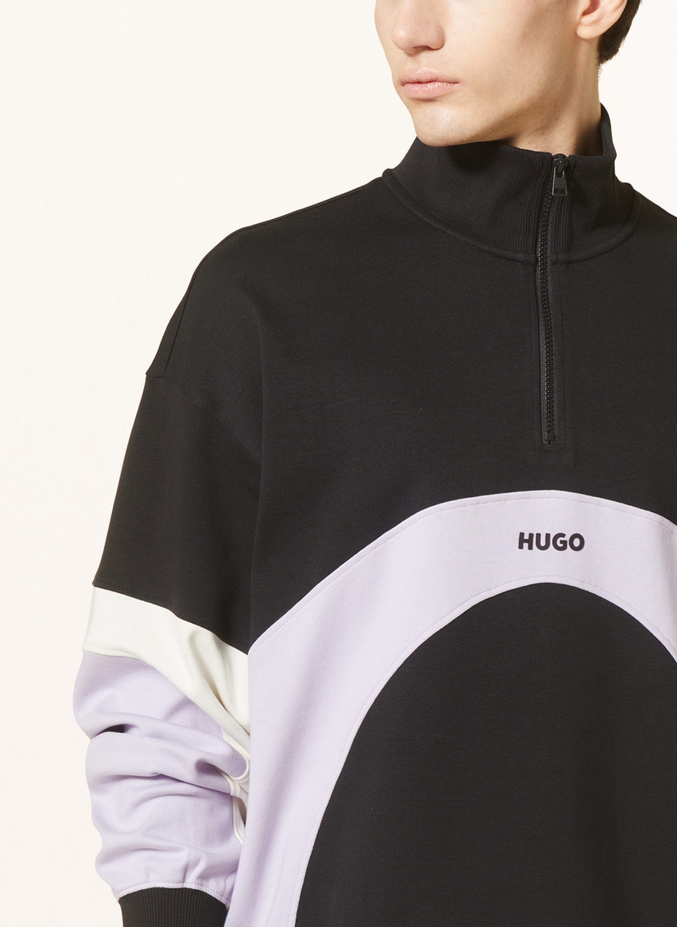HUGO Sweat half zip sweater DANTIAGO