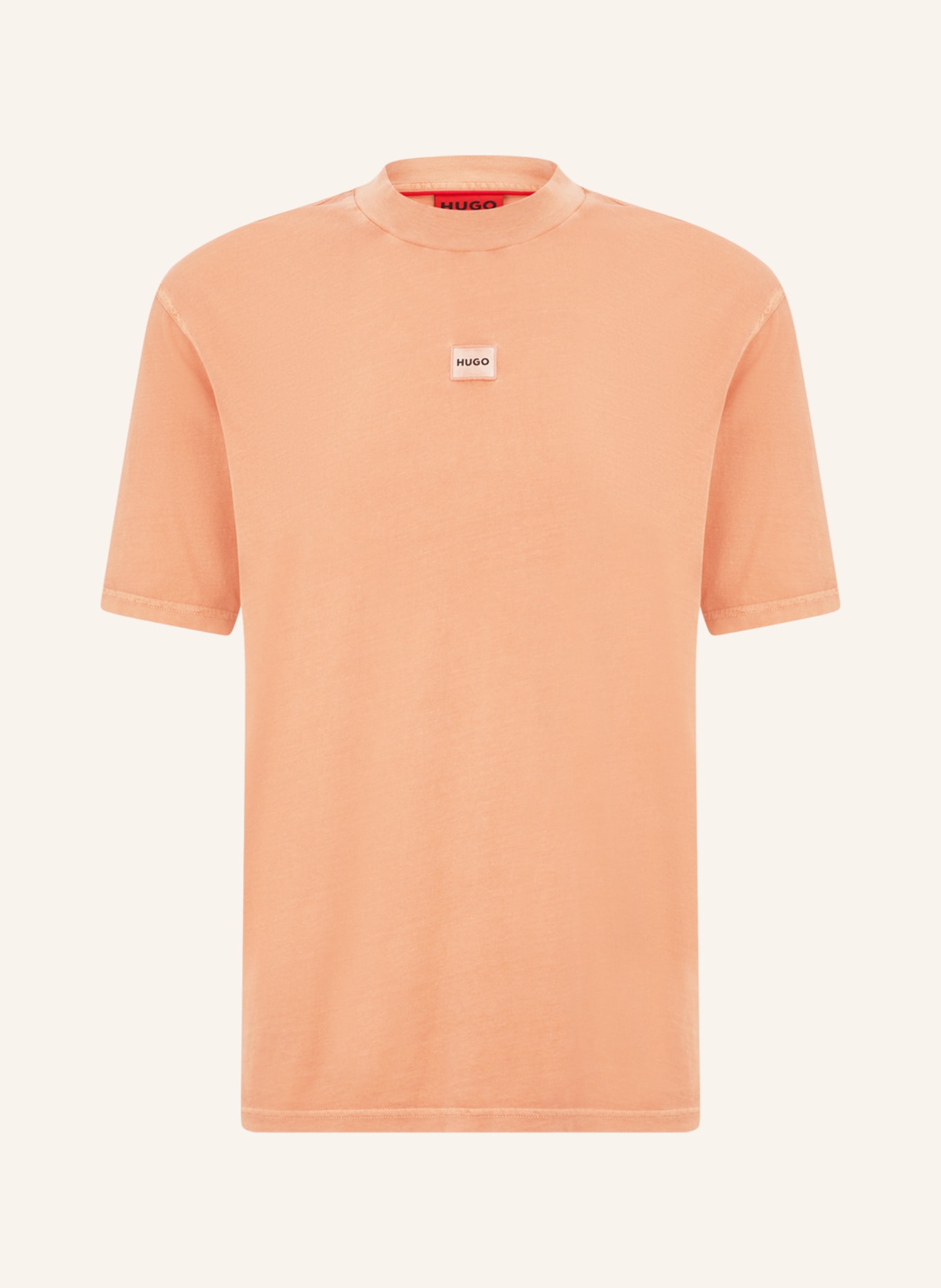 HUGO T shirt DIREZZI in light orange