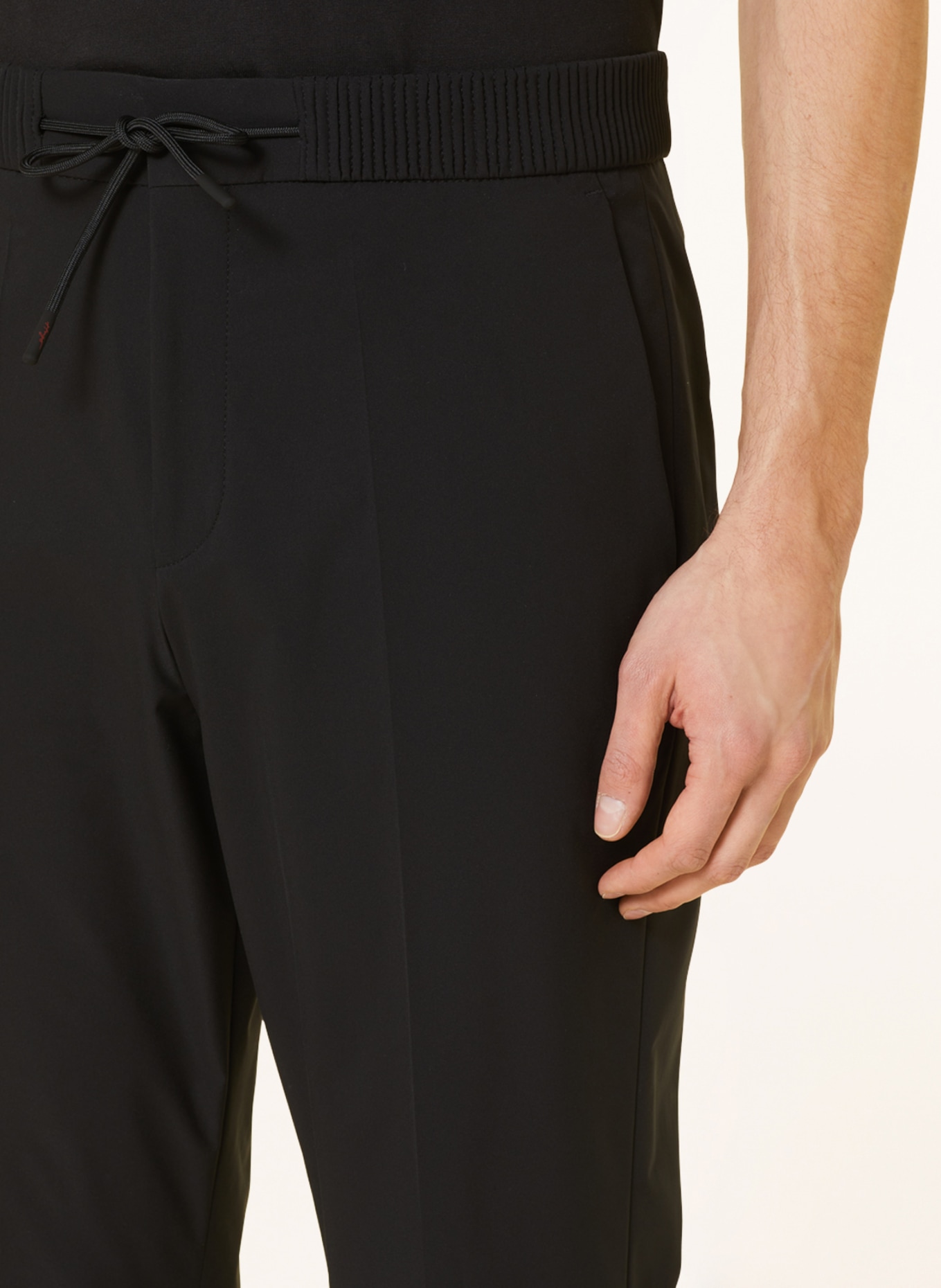 HUGO Trousers HOWIE in jogger style, Color: BLACK (Image 5)