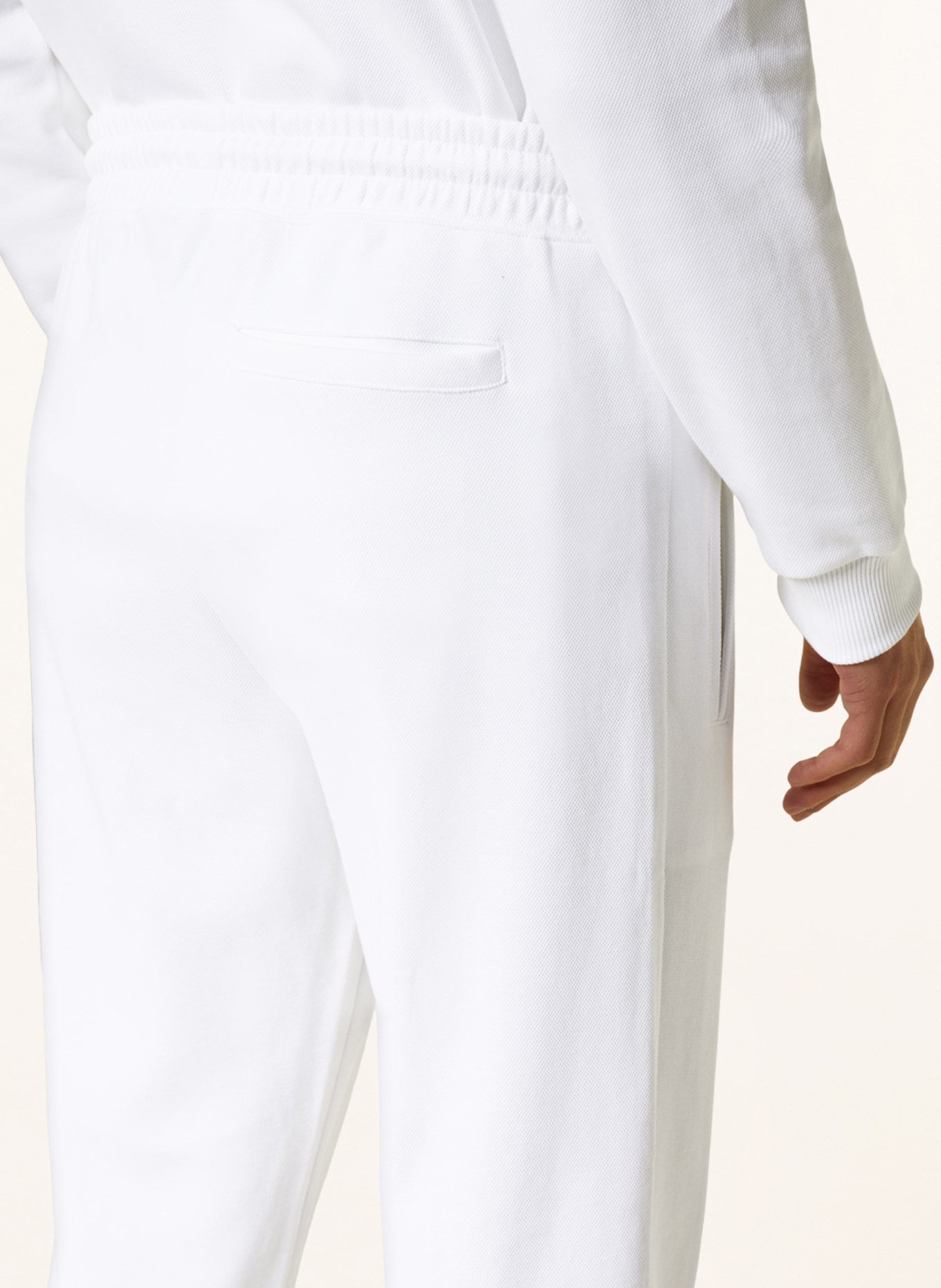 BOSS Training pants HADICOMFORT, Color: WHITE (Image 6)