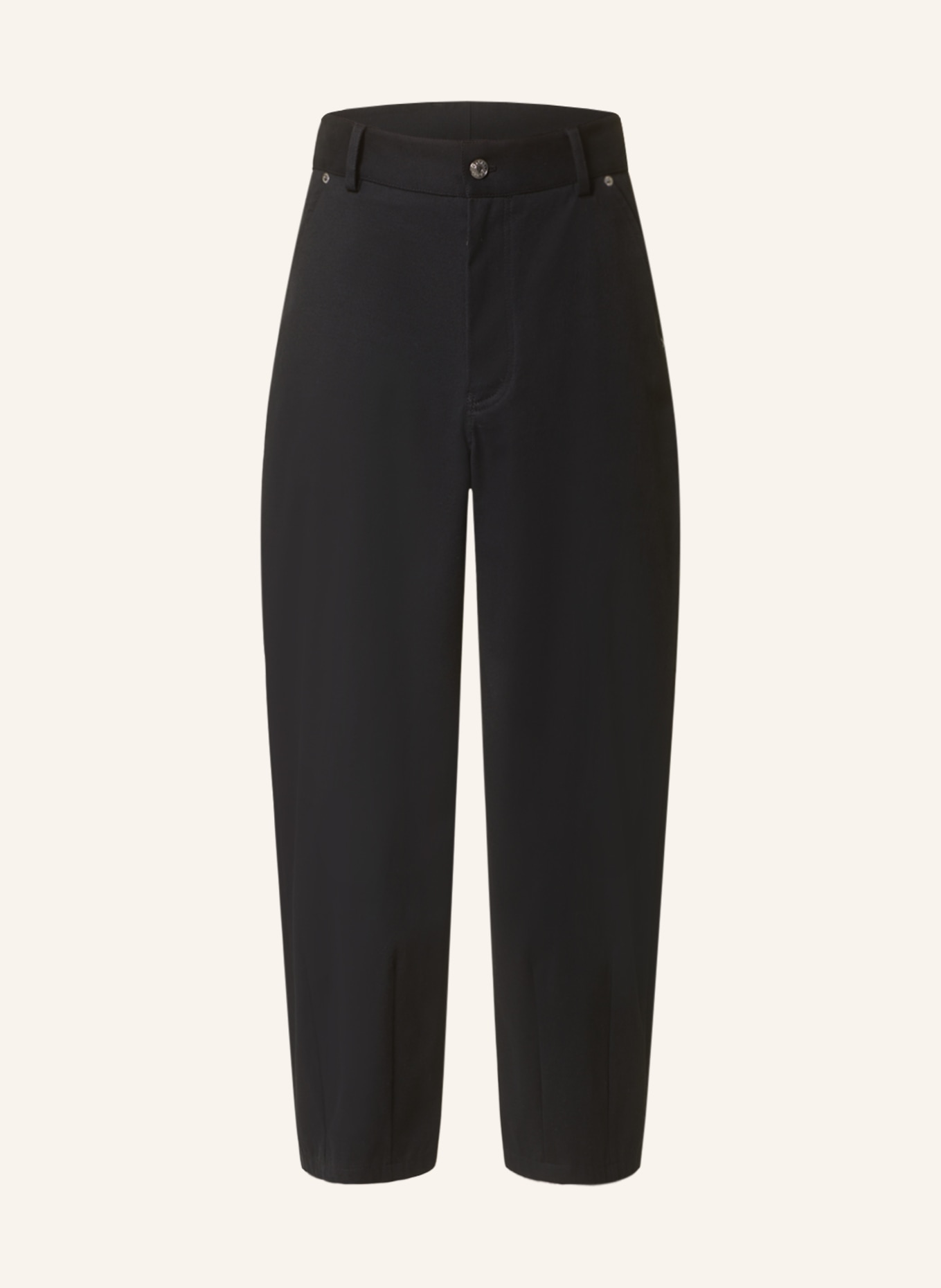 DOLCE & GABBANA Cargo pants with cropped leg length, Color: BLACK (Image 1)