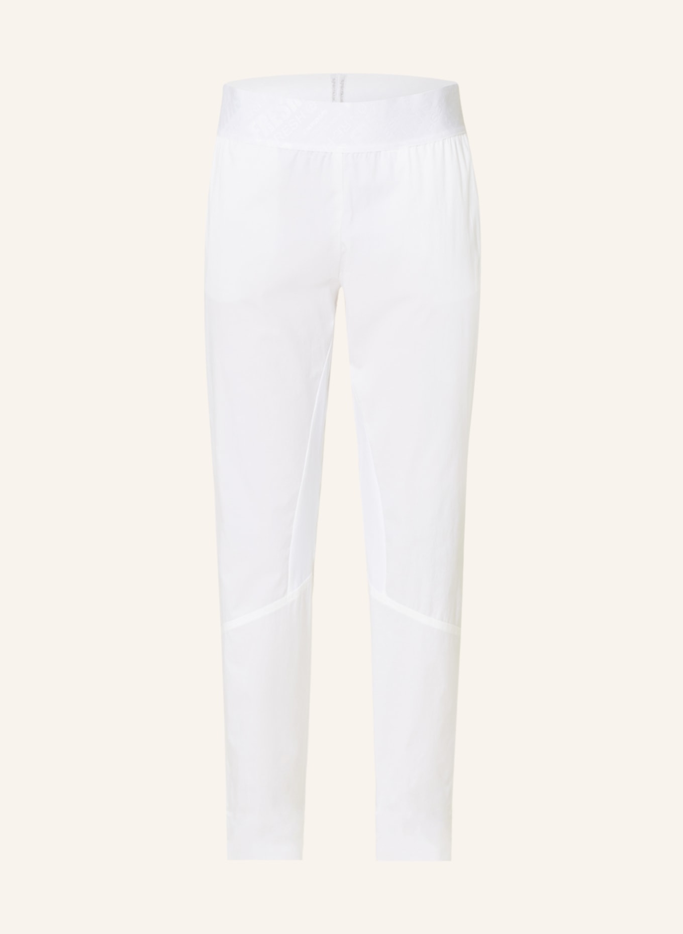 ULLI EHRLICH SPORTALM Pants in jogger style, Color: WHITE (Image 1)