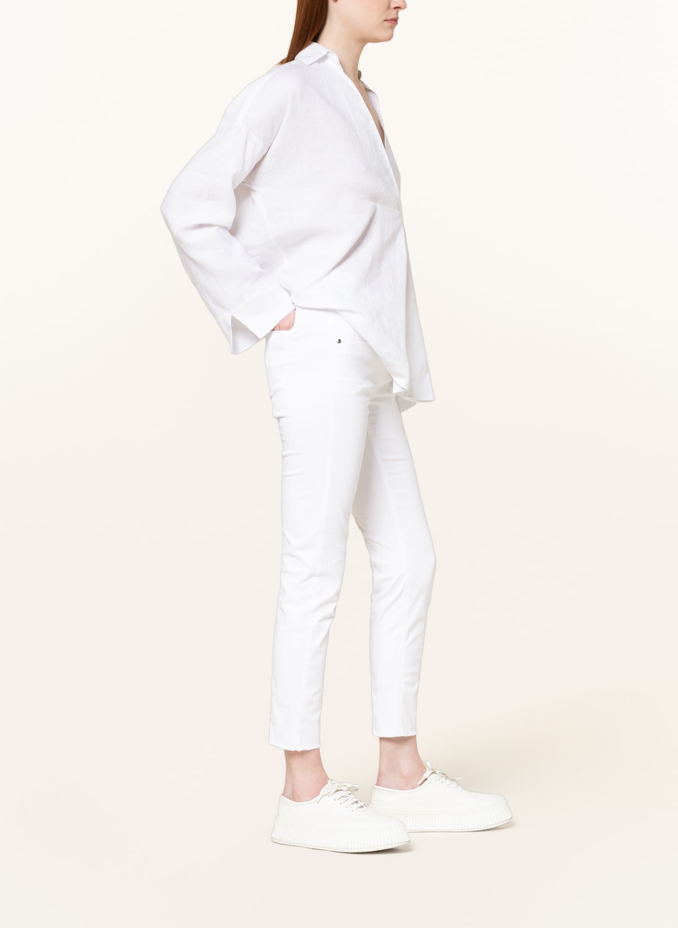 LUISA CERANO Pants, Color: WHITE (Image 4)
