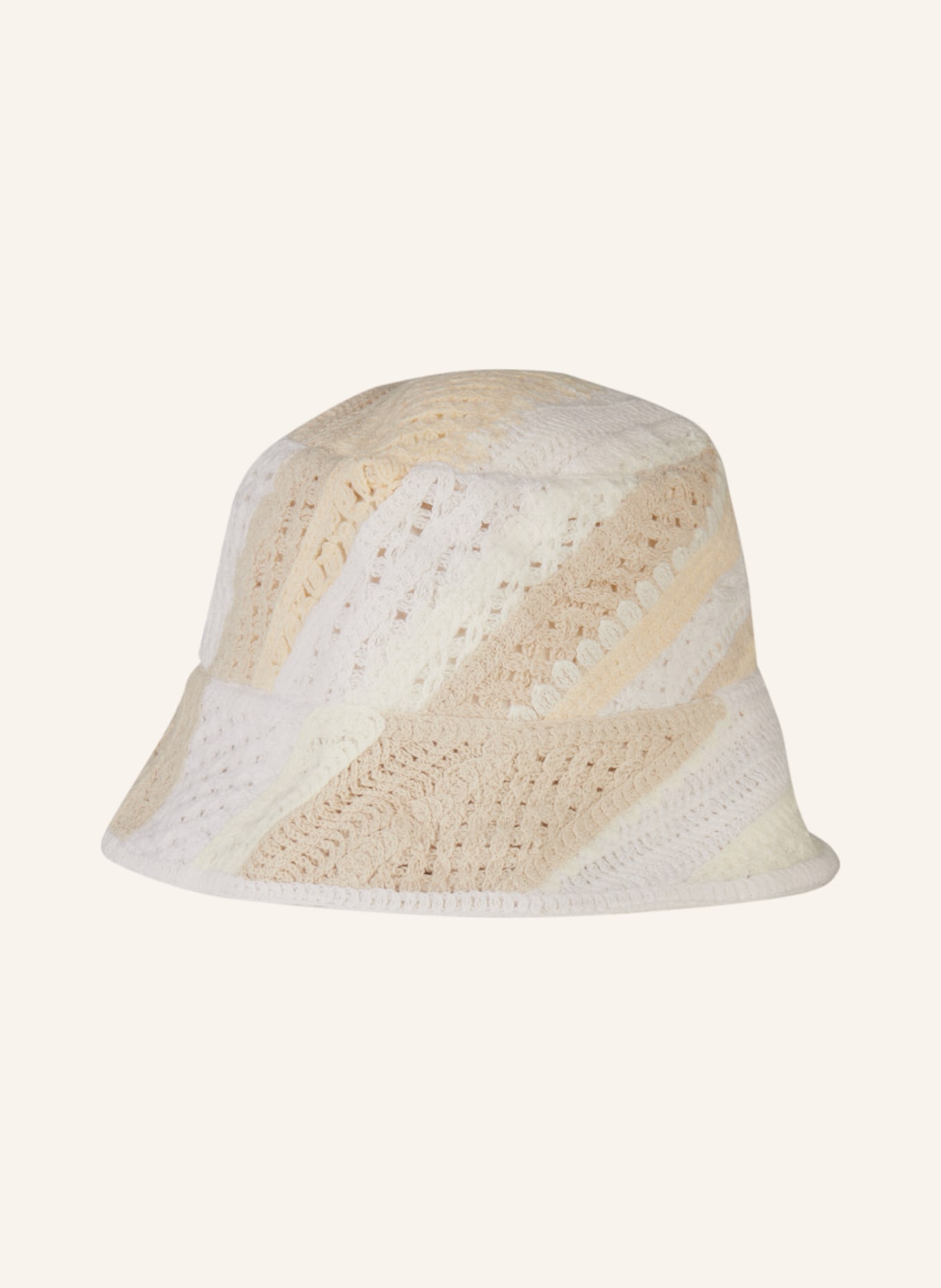 Lala Berlin Bucket-Hat HILDA, Farbe: WEISS/ BEIGE (Bild 2)