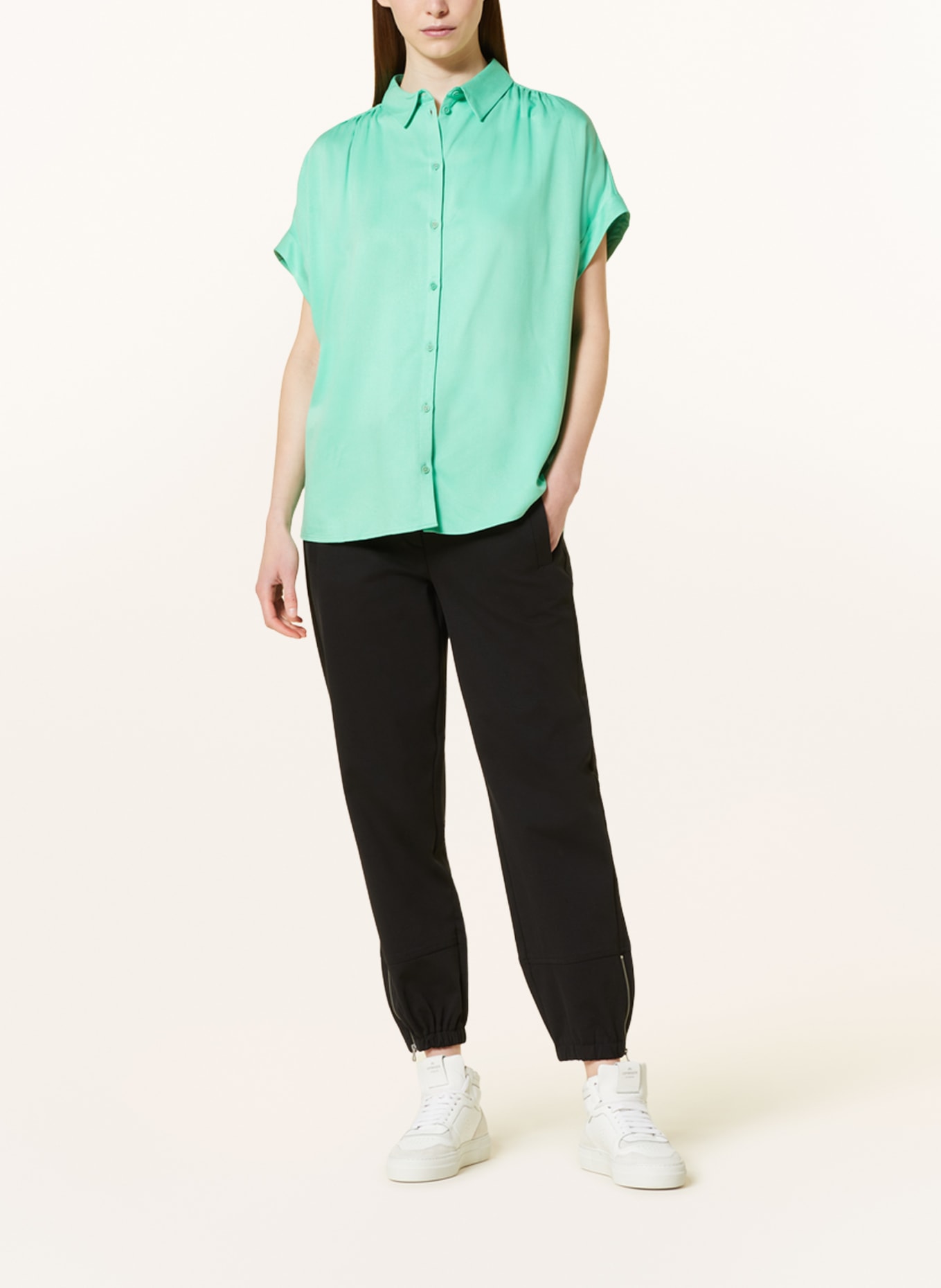 ARMEDANGELS Shirt blouse ZONYAA, Color: LIGHT GREEN (Image 2)