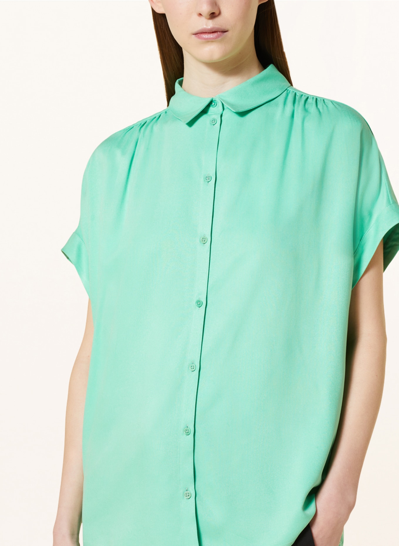ARMEDANGELS Shirt blouse ZONYAA, Color: LIGHT GREEN (Image 4)