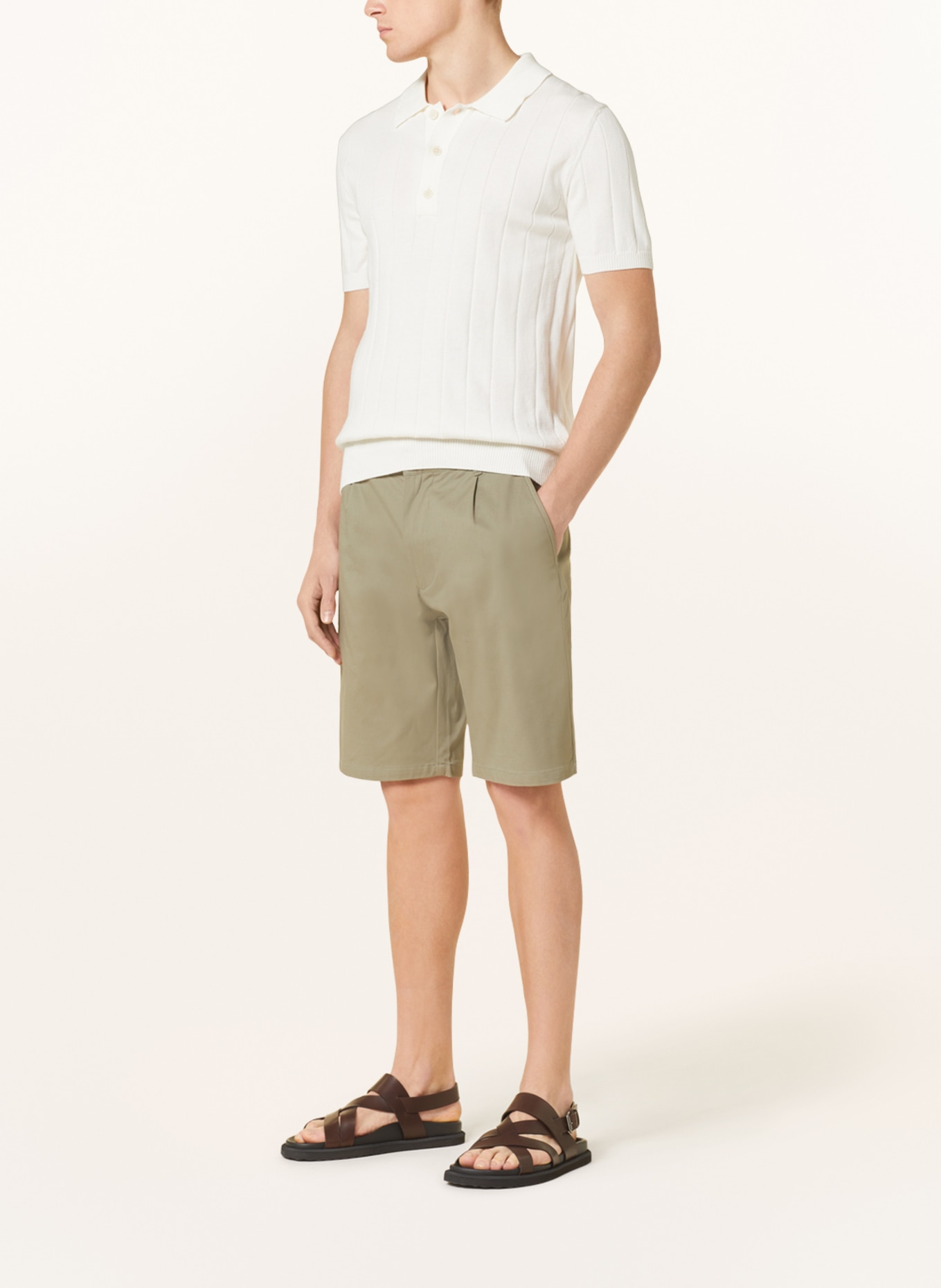 NOWADAYS Shorts regular fit, Color: OLIVE (Image 2)