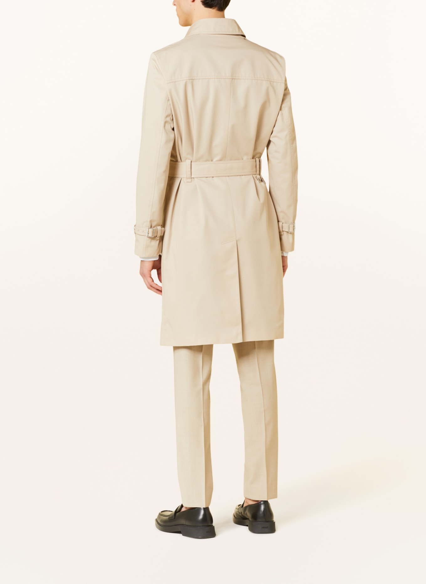 HUGO Trench coat MALUKS, Color: BEIGE (Image 3)