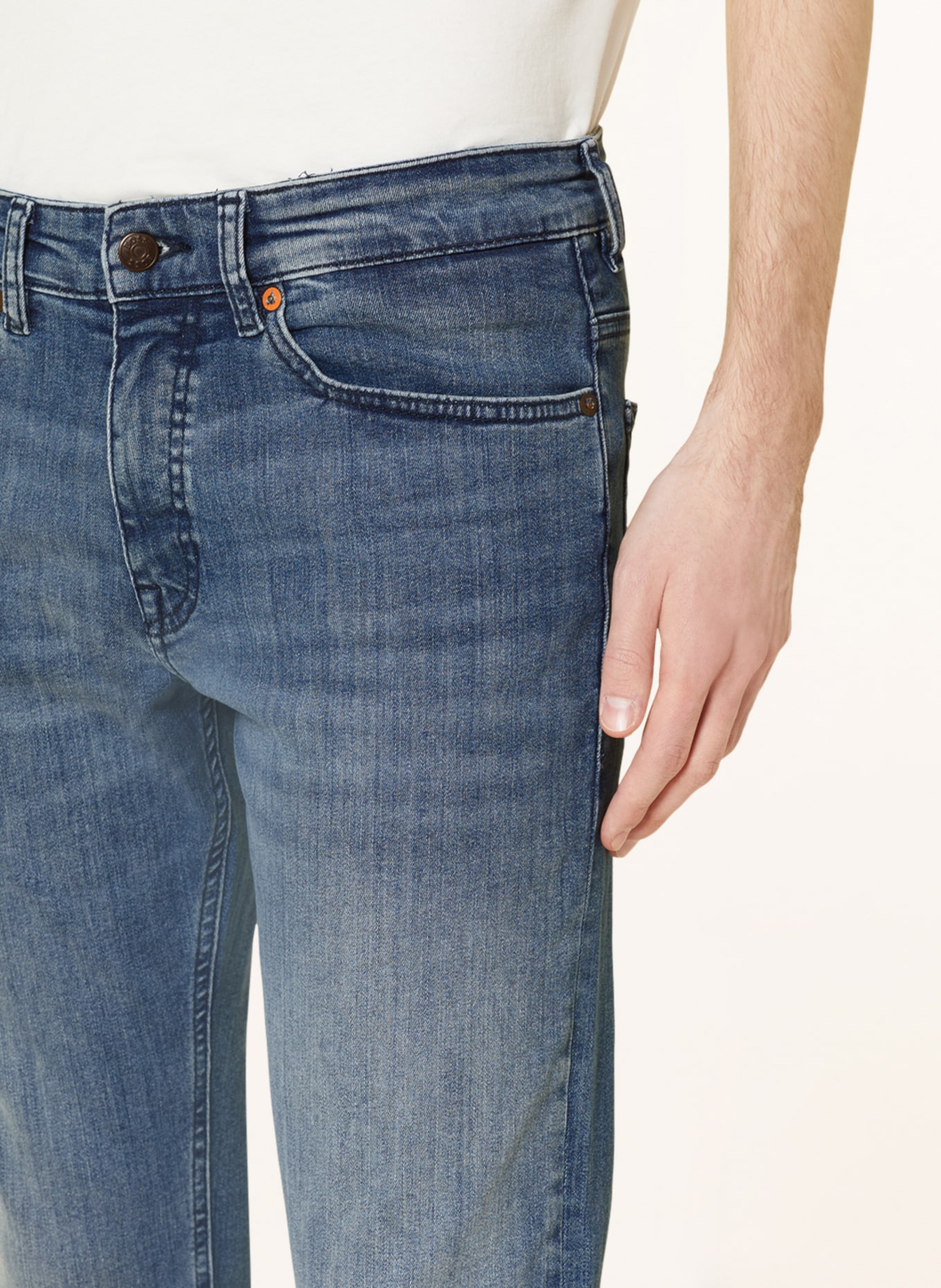 BOSS Jeans DELAWARE Slim Fit, Farbe: 424 MEDIUM BLUE (Bild 5)
