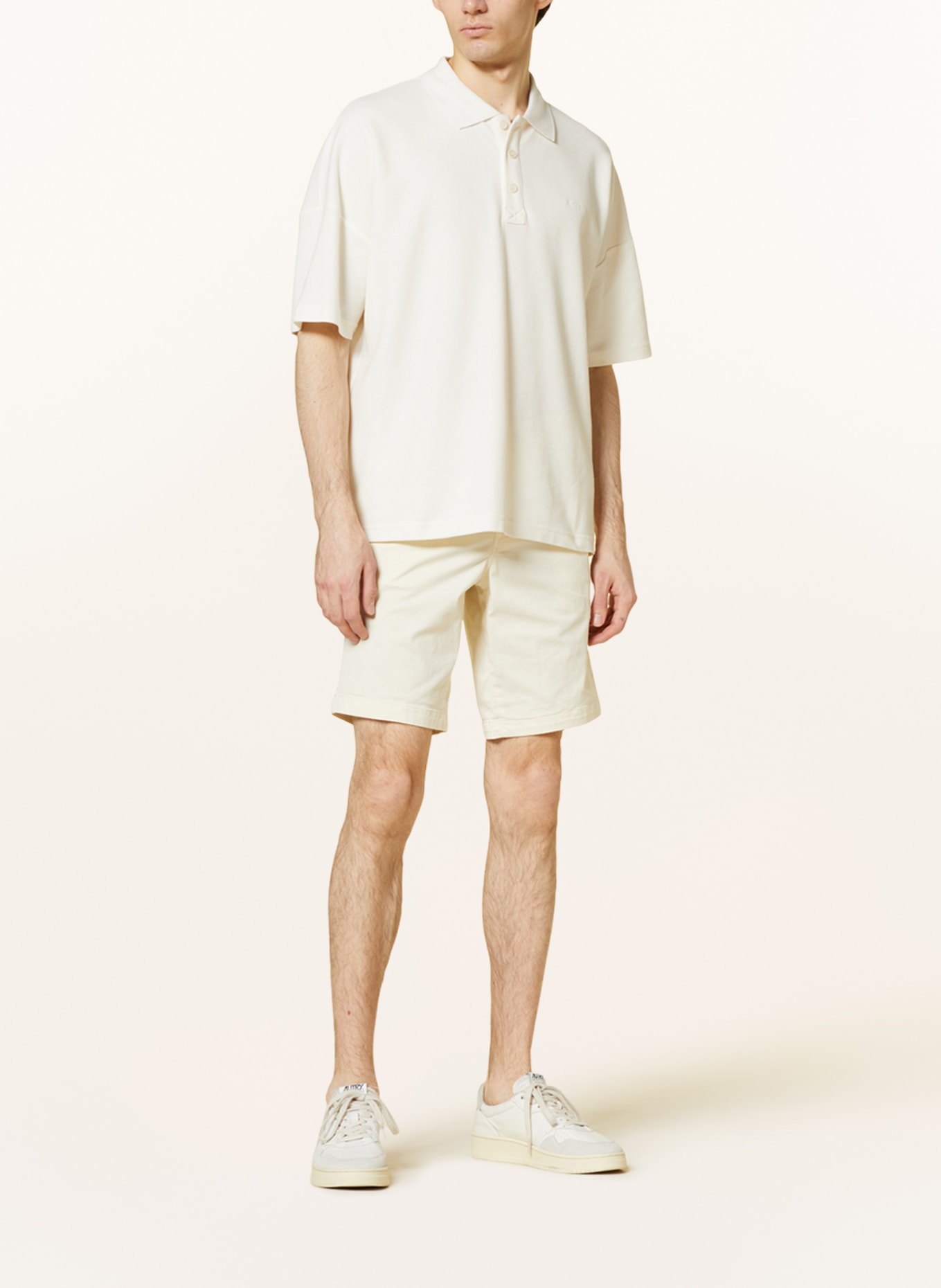BOSS Chino shorts SCHINO slim fit, Color: ECRU (Image 2)