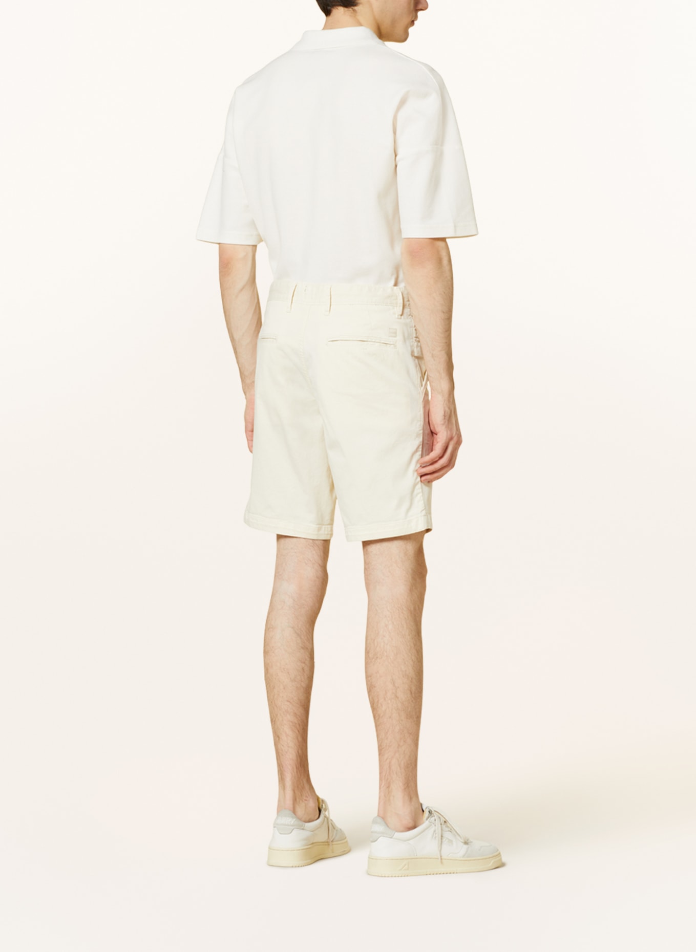 BOSS Chino shorts SCHINO slim fit, Color: ECRU (Image 3)