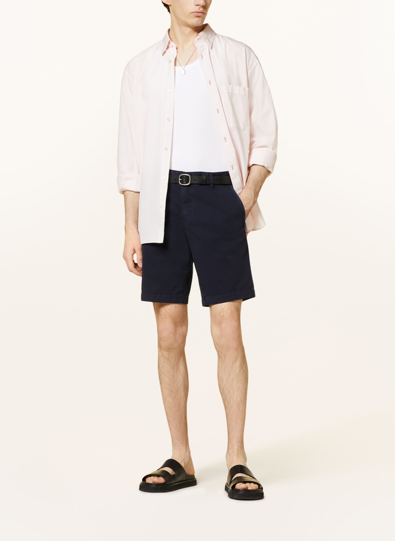 BOSS Chino shorts SCHINO slim fit, Color: DARK BLUE (Image 2)
