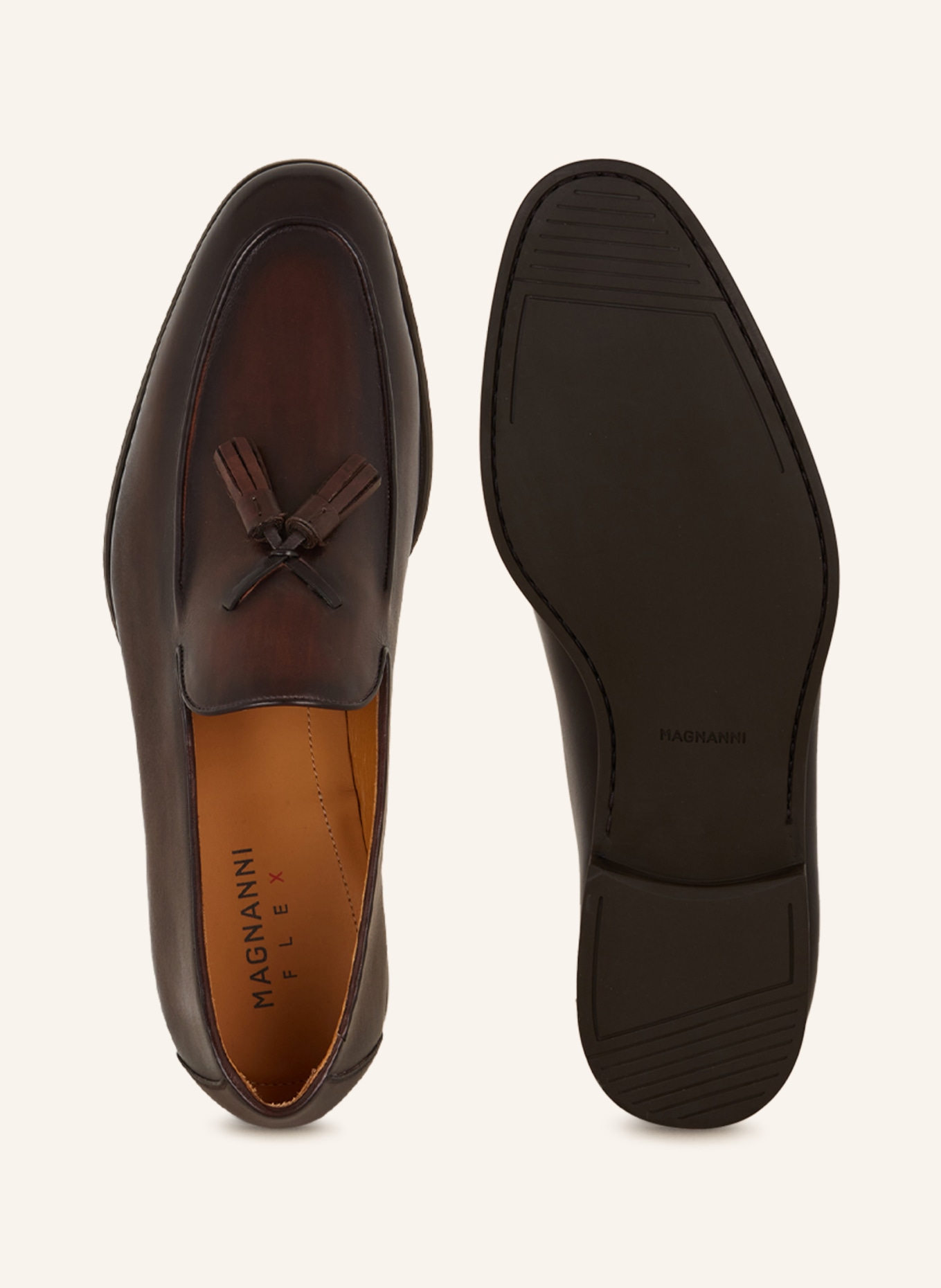 MAGNANNI Pantofle ASTON, Kolor: CIEMNOBRĄZOWY (Obrazek 5)