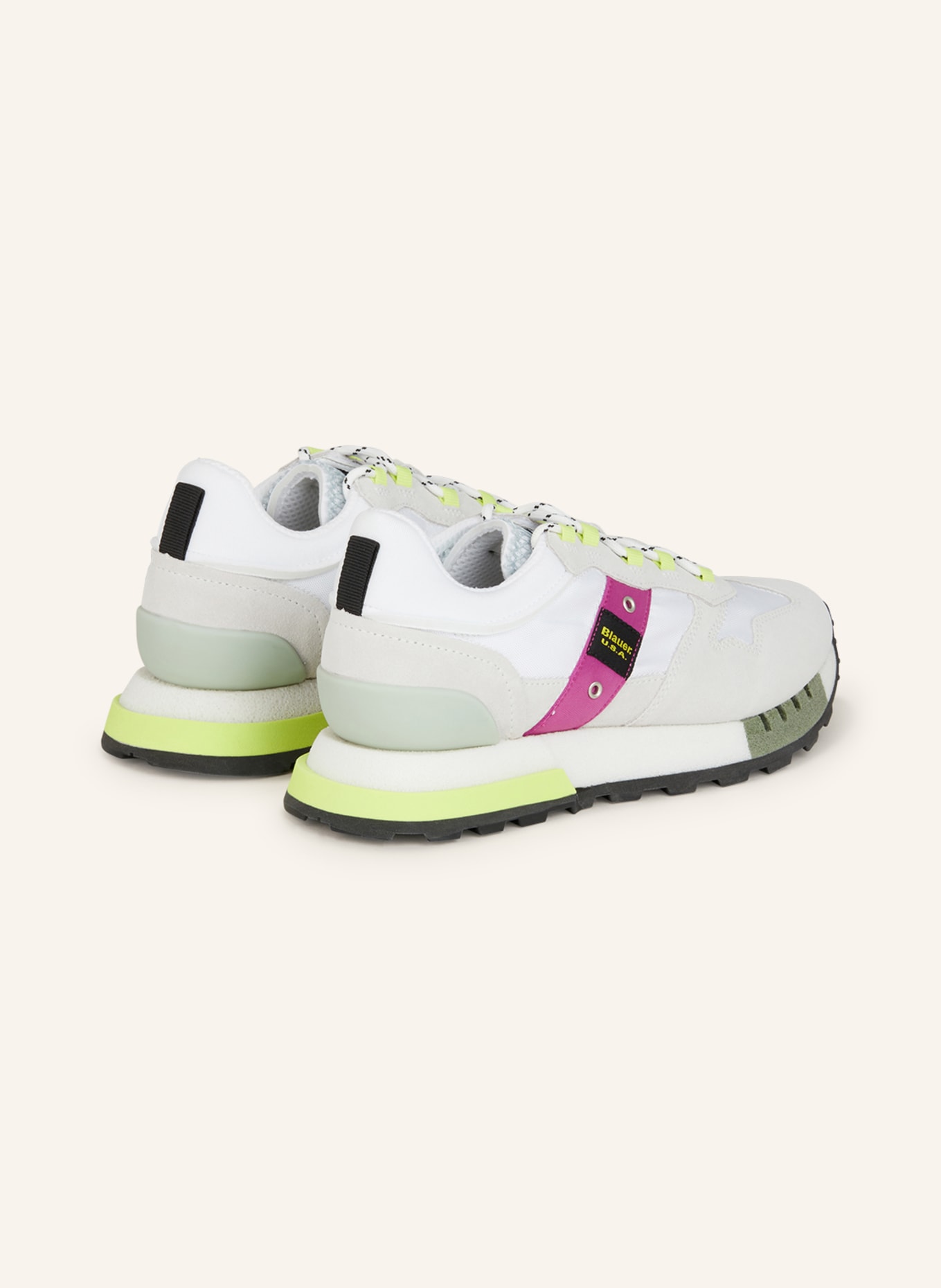 Blauer Sneakers HOUMA, Color: WHITE/ PURPLE/ GRAY (Image 2)
