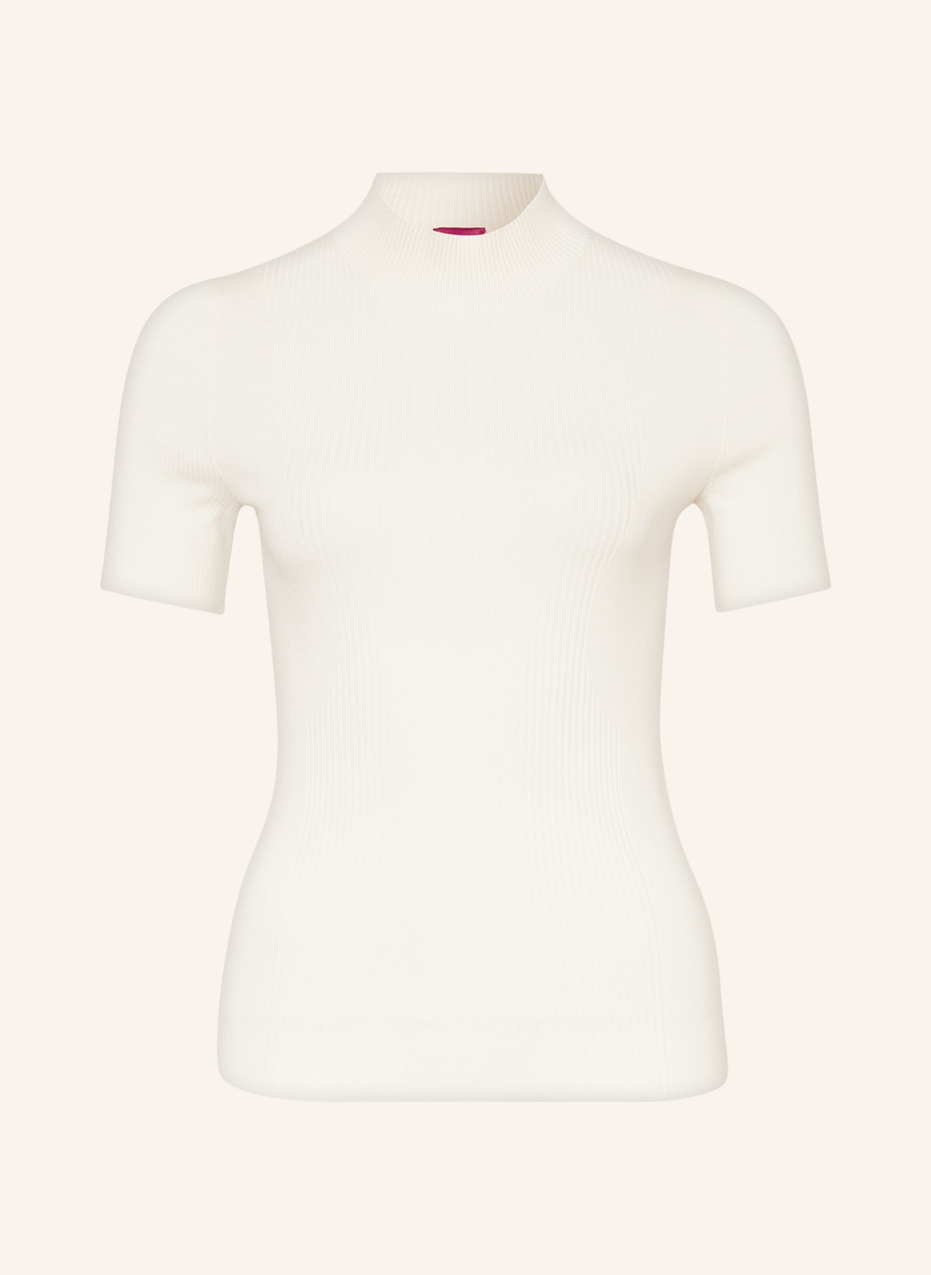HUGO Knit shirt SHARIZE, Color: WHITE (Image 1)