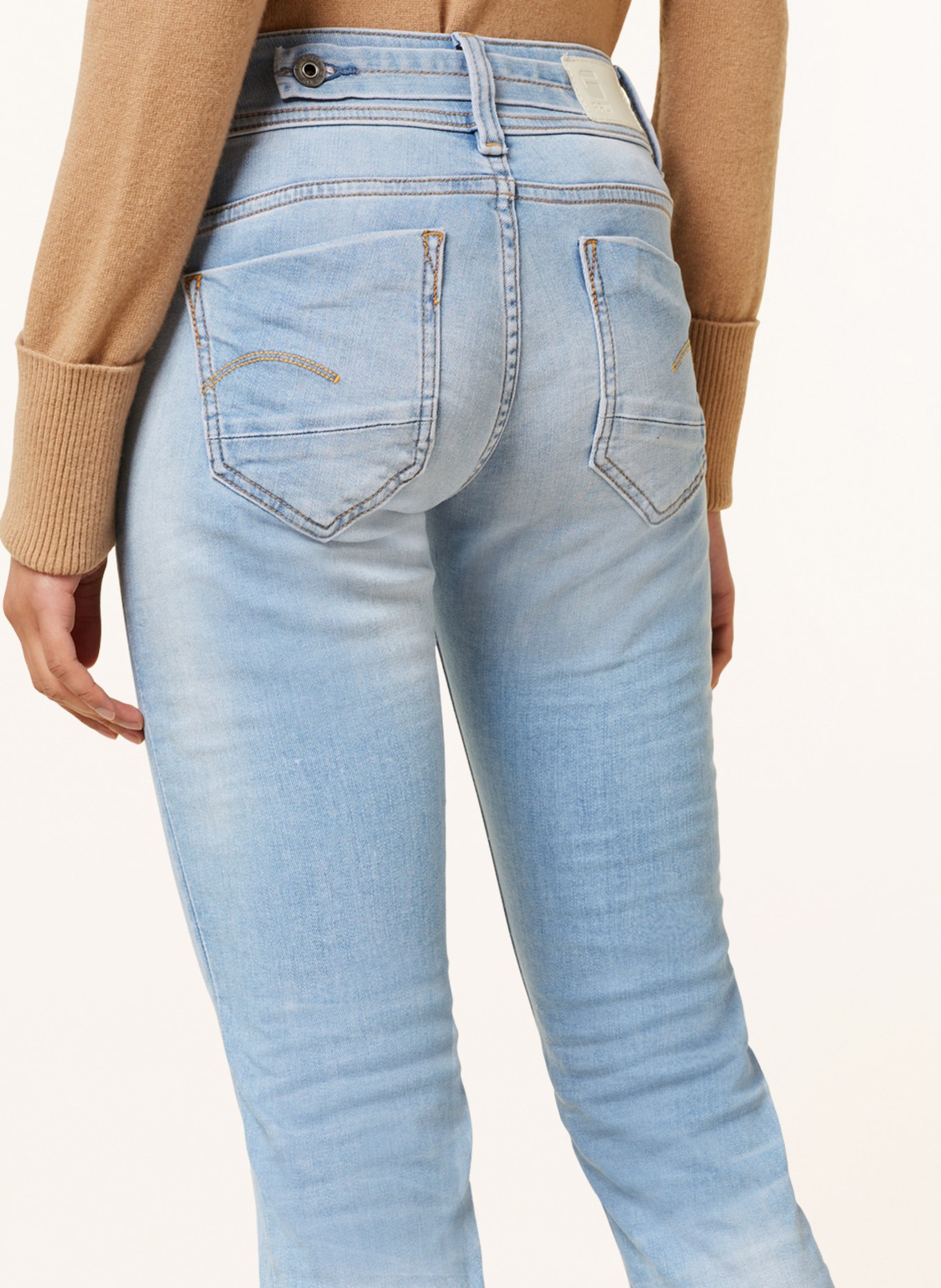 G-Star RAW Straight jeans MIDGE SADDLE, Color: 8436 Lt Indigo Aged (Image 5)