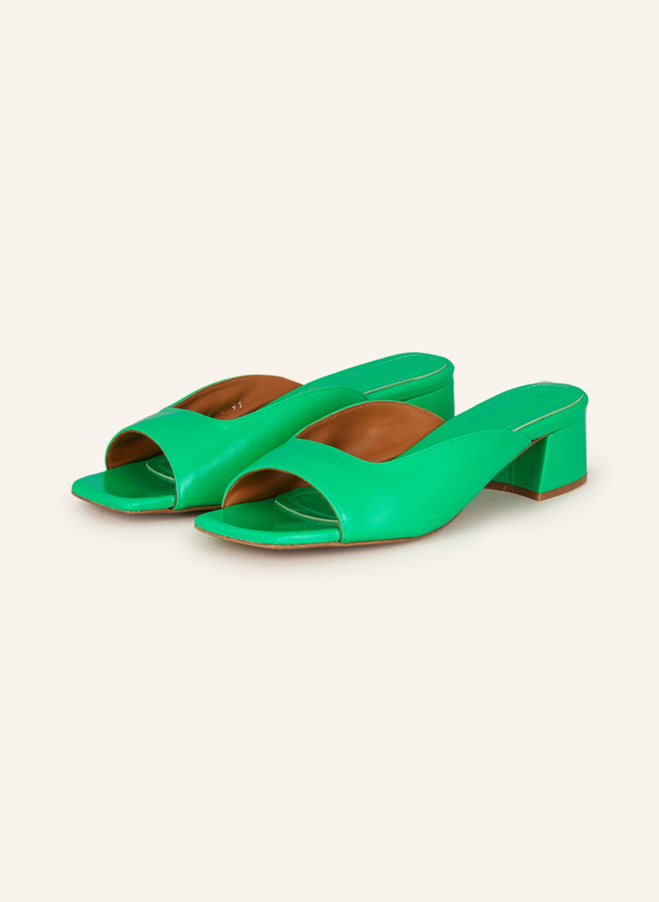 Toral Mules NAWJA, Color: LIGHT GREEN (Image 1)