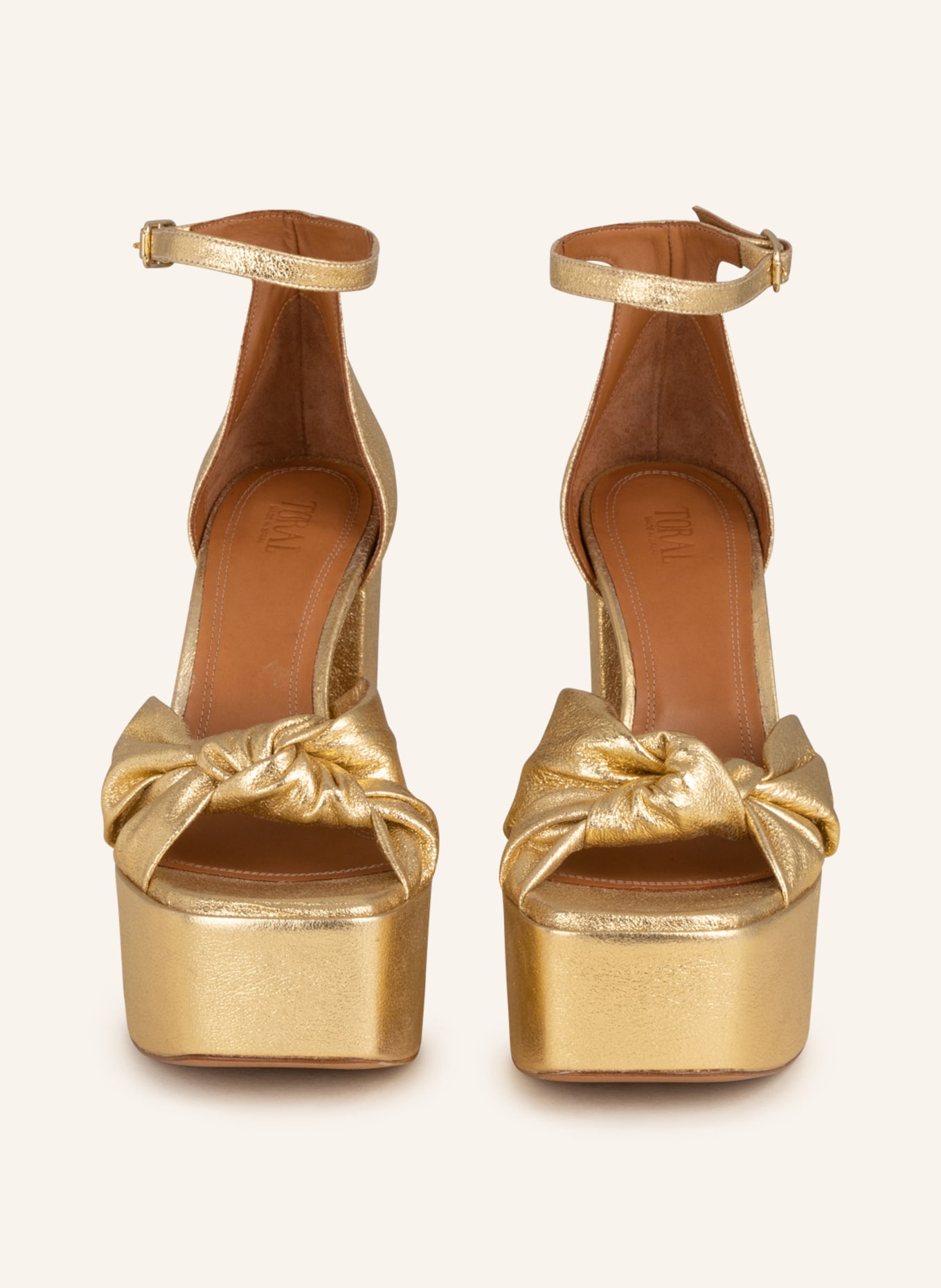 Toral Platform sandals AMAIA, Color: GOLD (Image 3)
