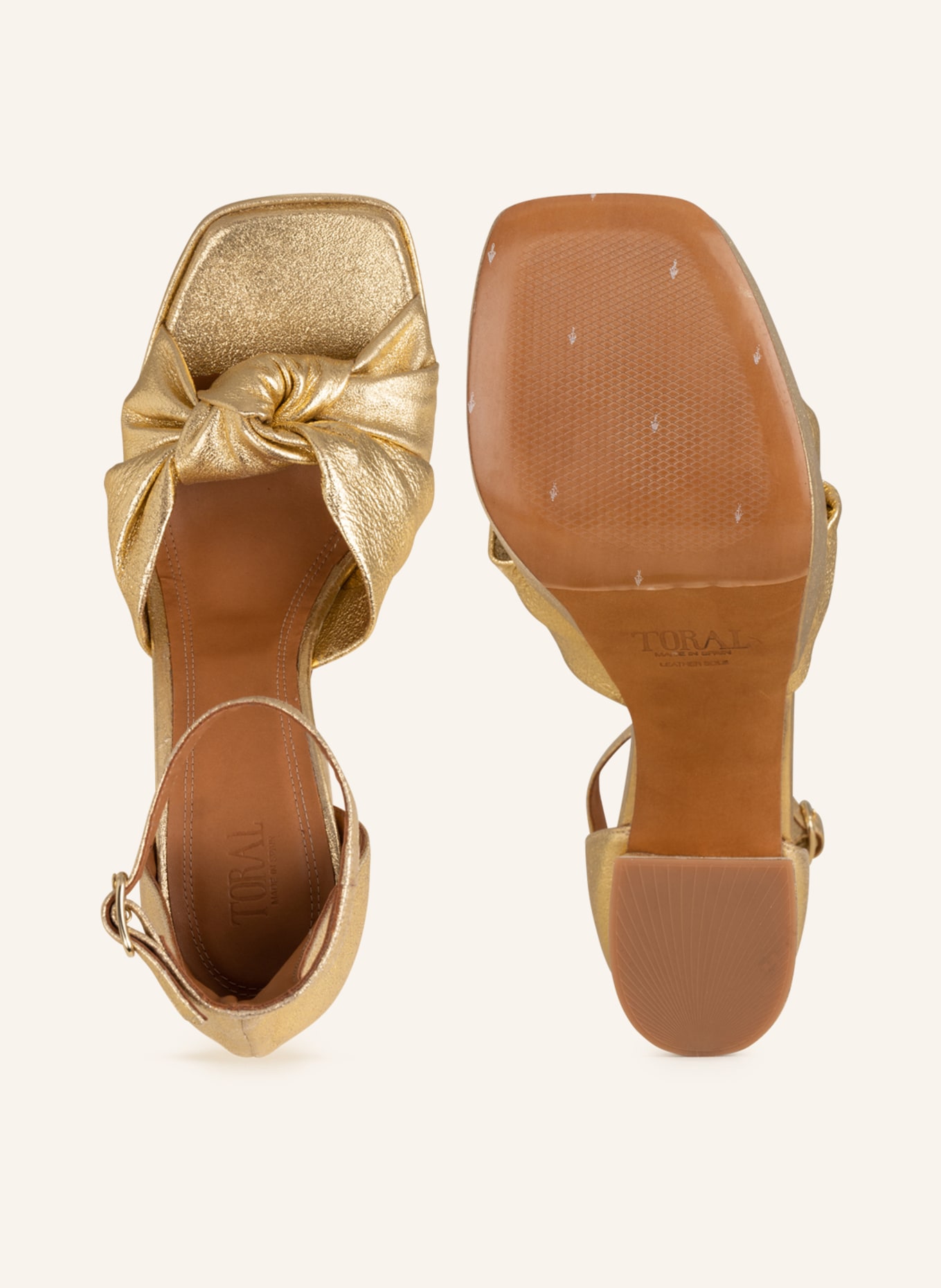 Toral Platform sandals AMAIA, Color: GOLD (Image 5)