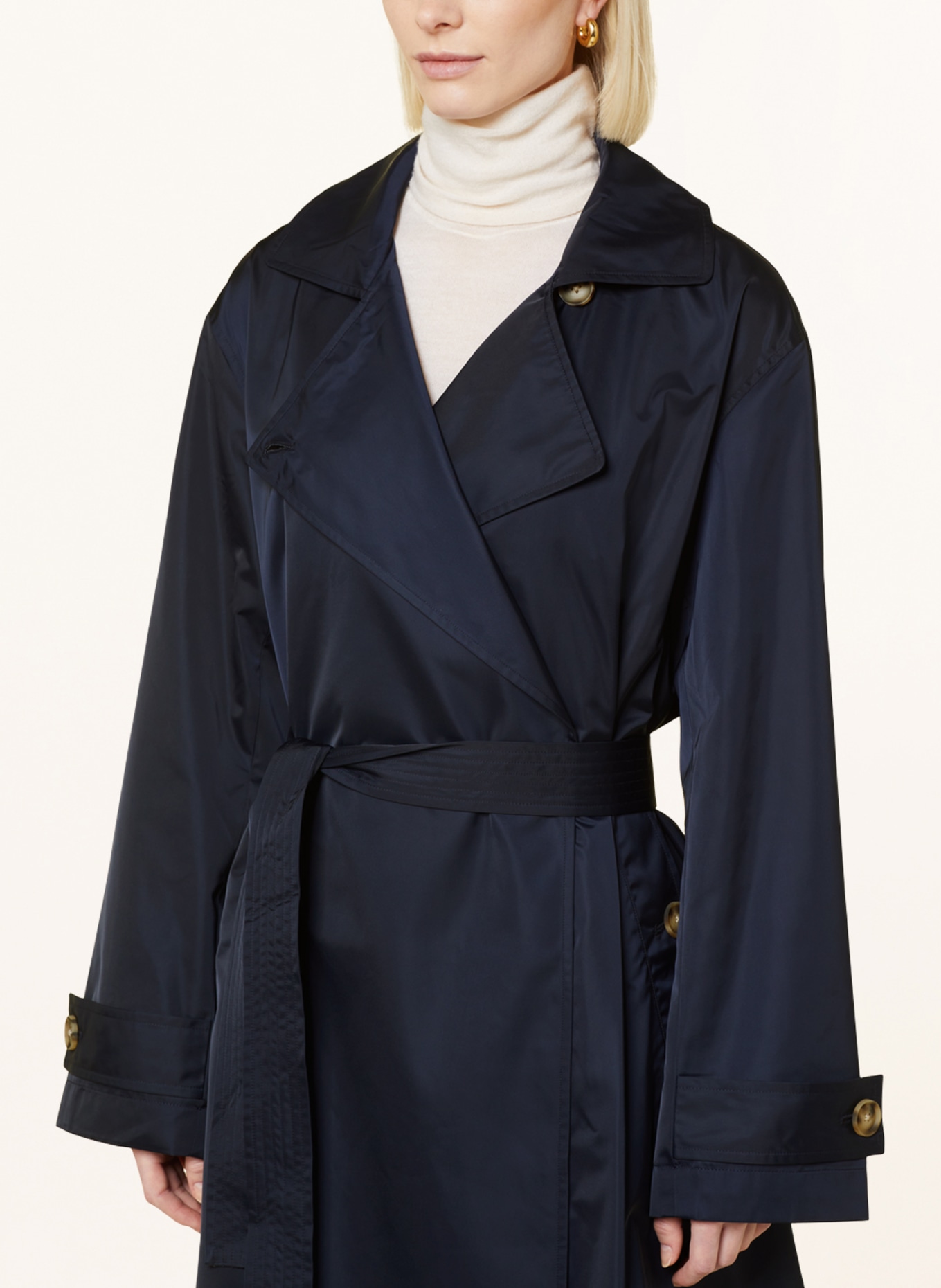 IQ STUDIO Trench coat BADA, Color: DARK BLUE (Image 4)