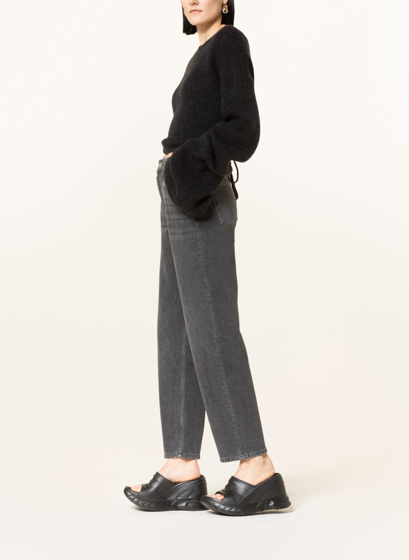 black palms Straight jeans JEANY 2202 , Color: FADED BLACK FADED BLACK (Image 4)
