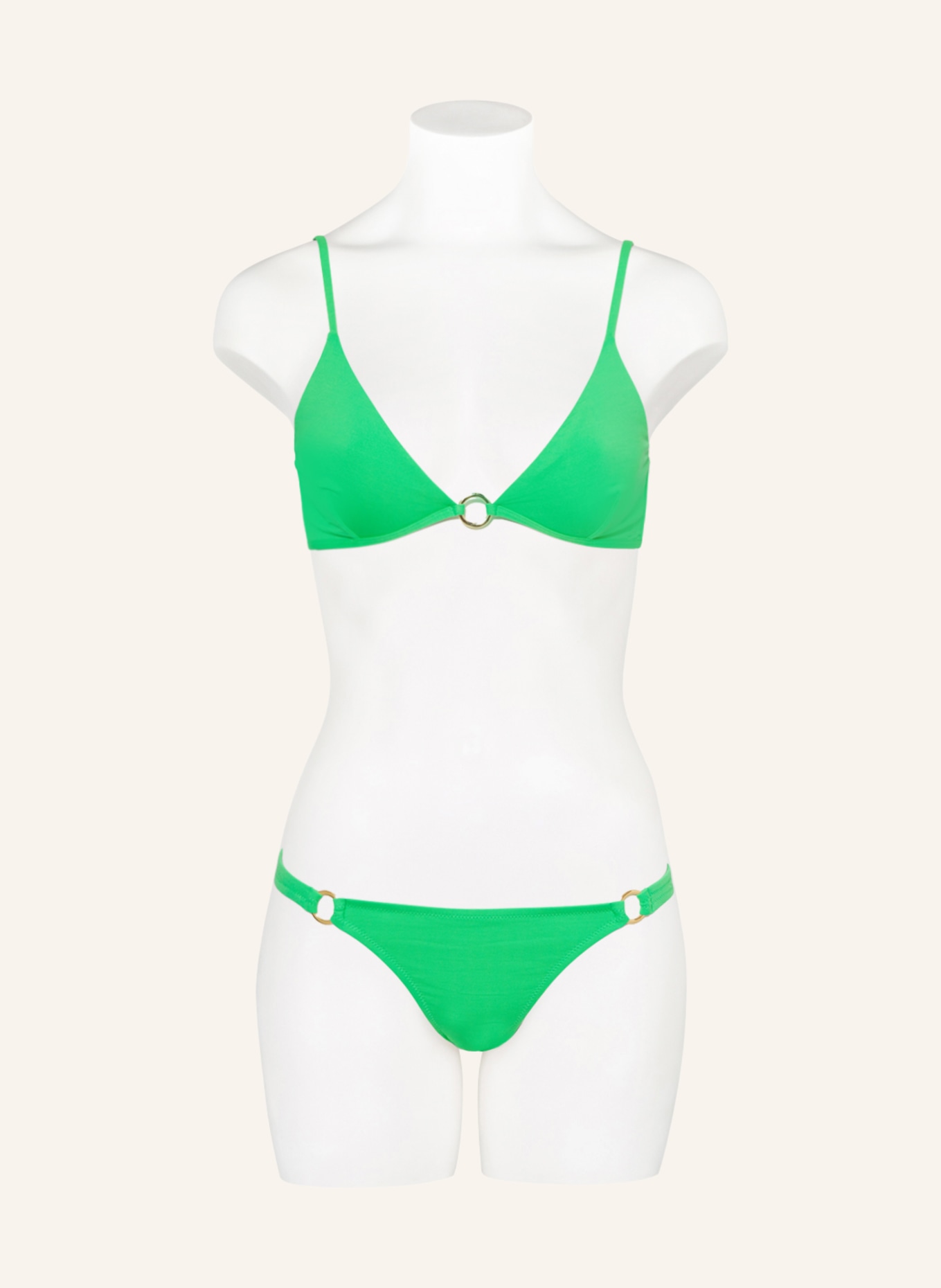 MELISSA ODABASH Triangel-Bikini GREECE, Farbe: GRÜN (Bild 2)