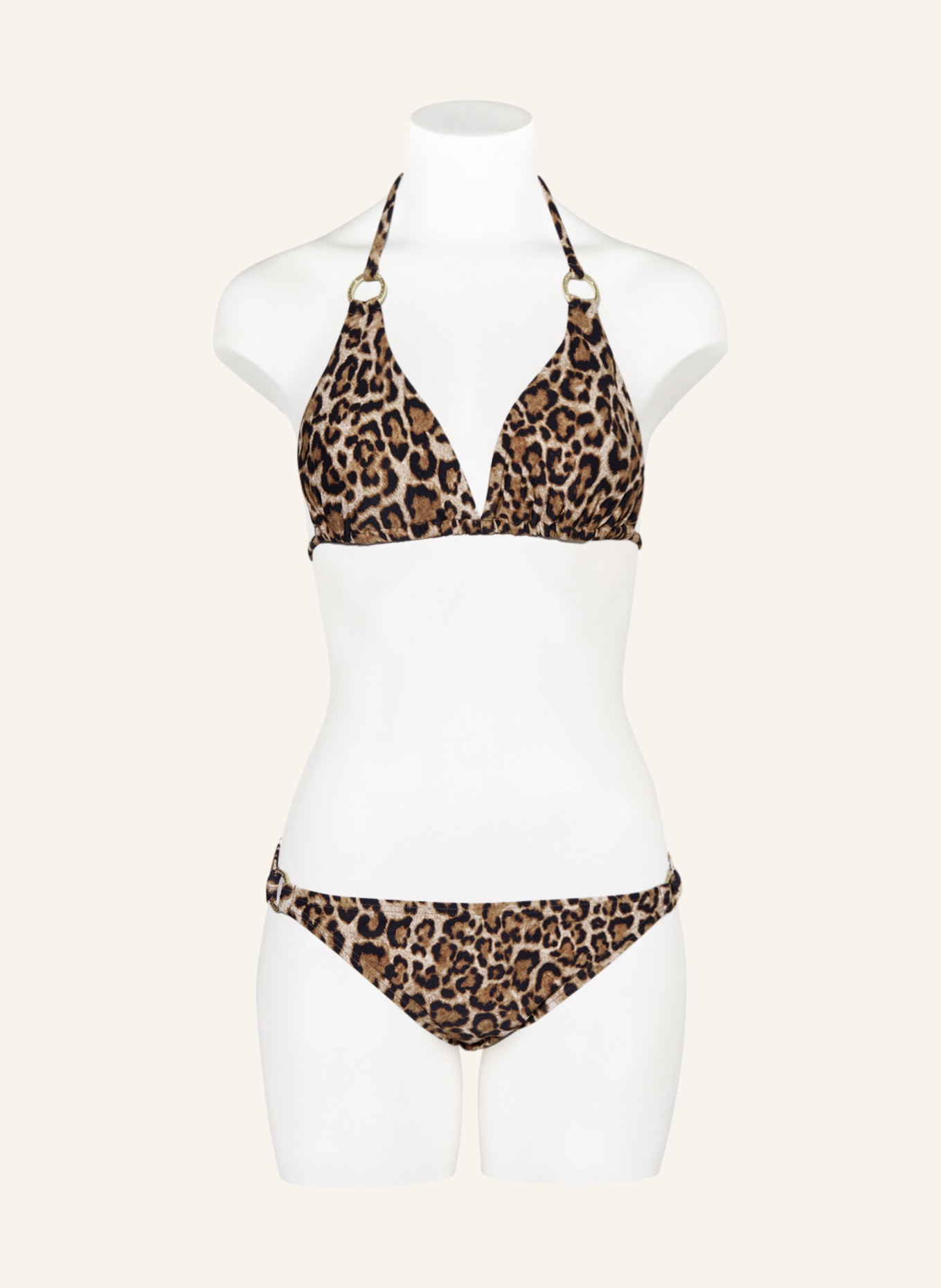 MICHAEL KORS Triangel-Bikini-Top WILDCAT, Farbe: BRAUN/ SCHWARZ (Bild 2)