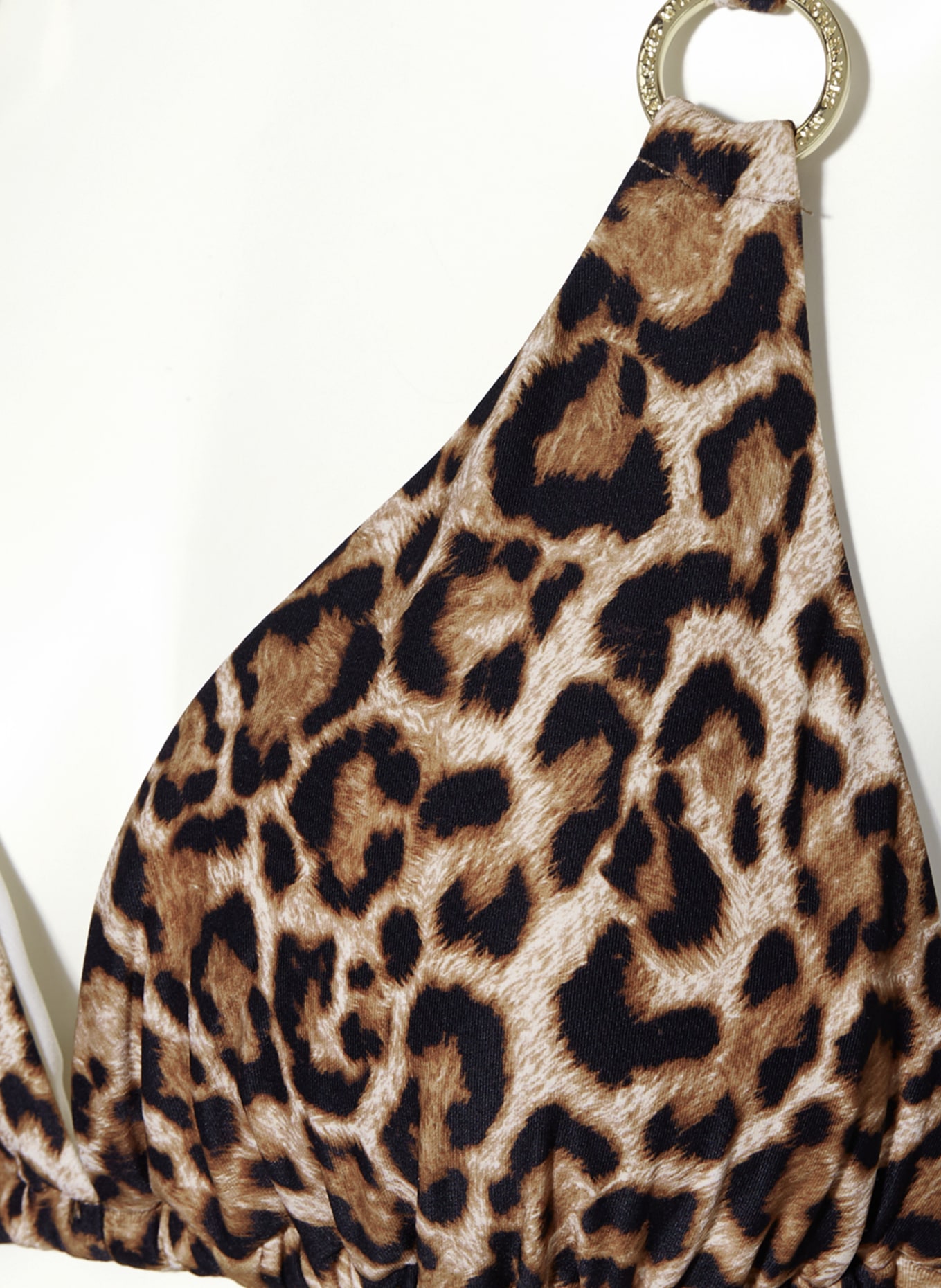 MICHAEL KORS Triangle bikini top WILDCAT, Color: BROWN/ BLACK (Image 4)