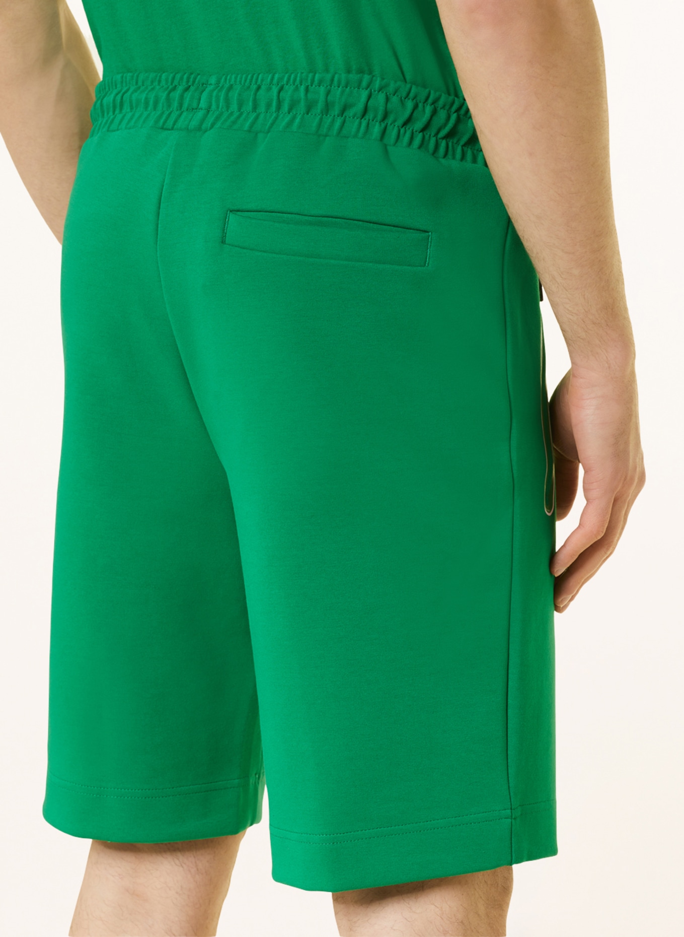 BOSS Sweat shorts HEADLO, Color: GREEN/ WHITE (Image 6)