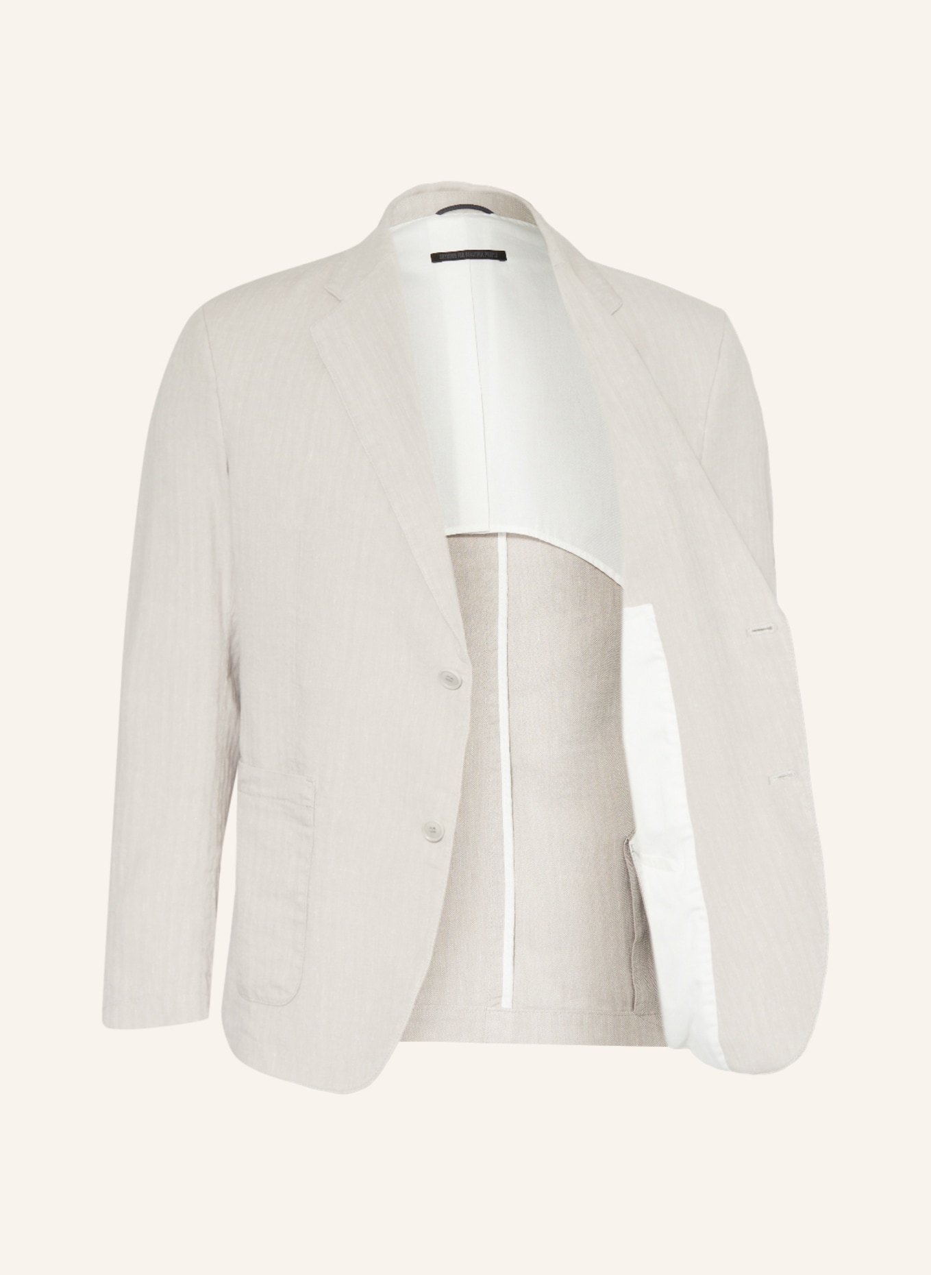 DRYKORN Suit jacket CARLES regular fit with linen, Color: LIGHT GRAY (Image 4)