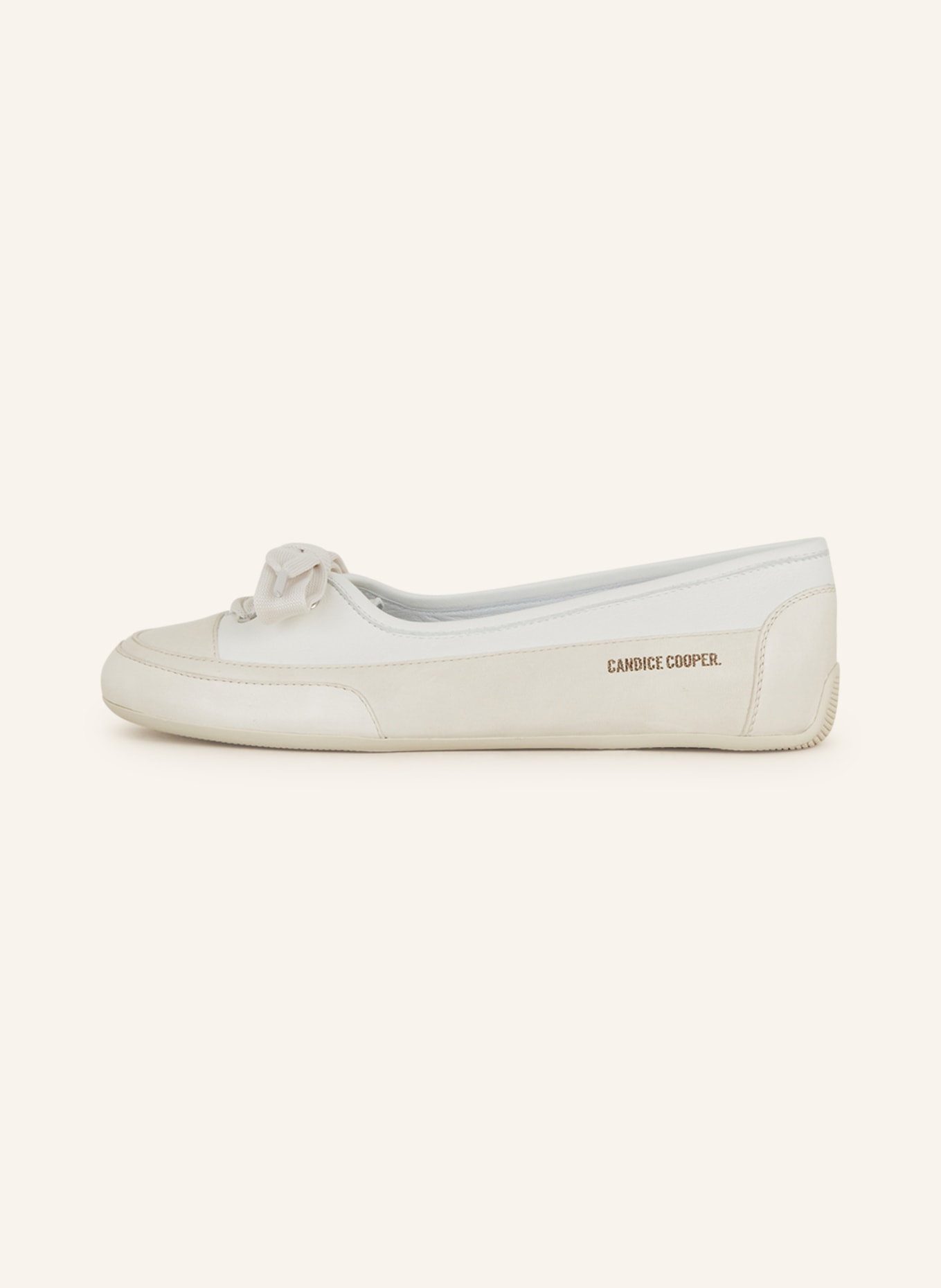 Candice Cooper Ballet flats CANDY BOW, Color: CREAM/ WHITE (Image 4)
