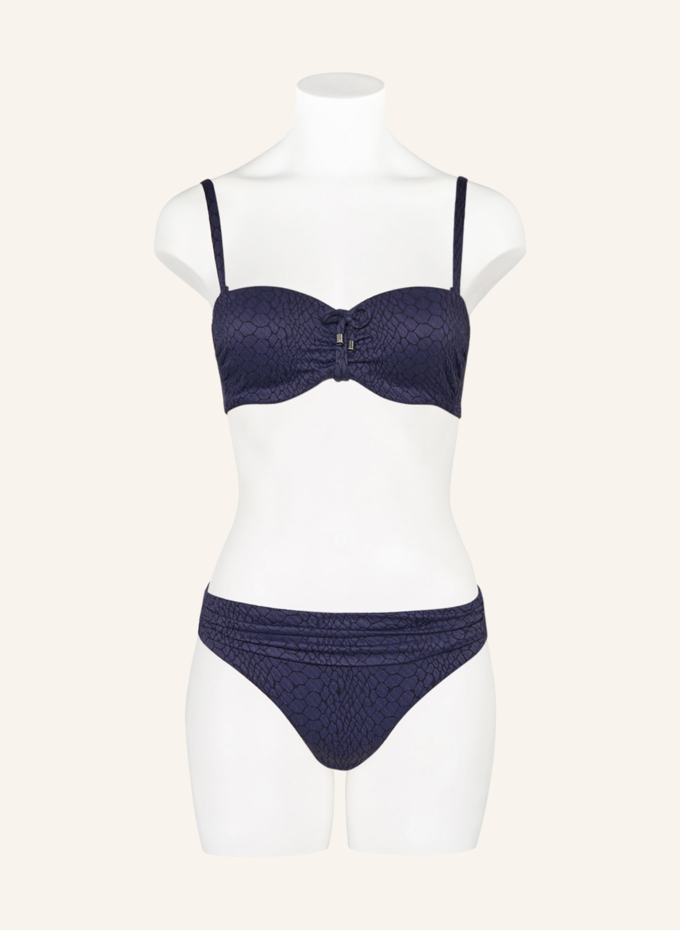 CYELL Underwired bikini top SOLID SNAKE, Color: DARK BLUE (Image 2)